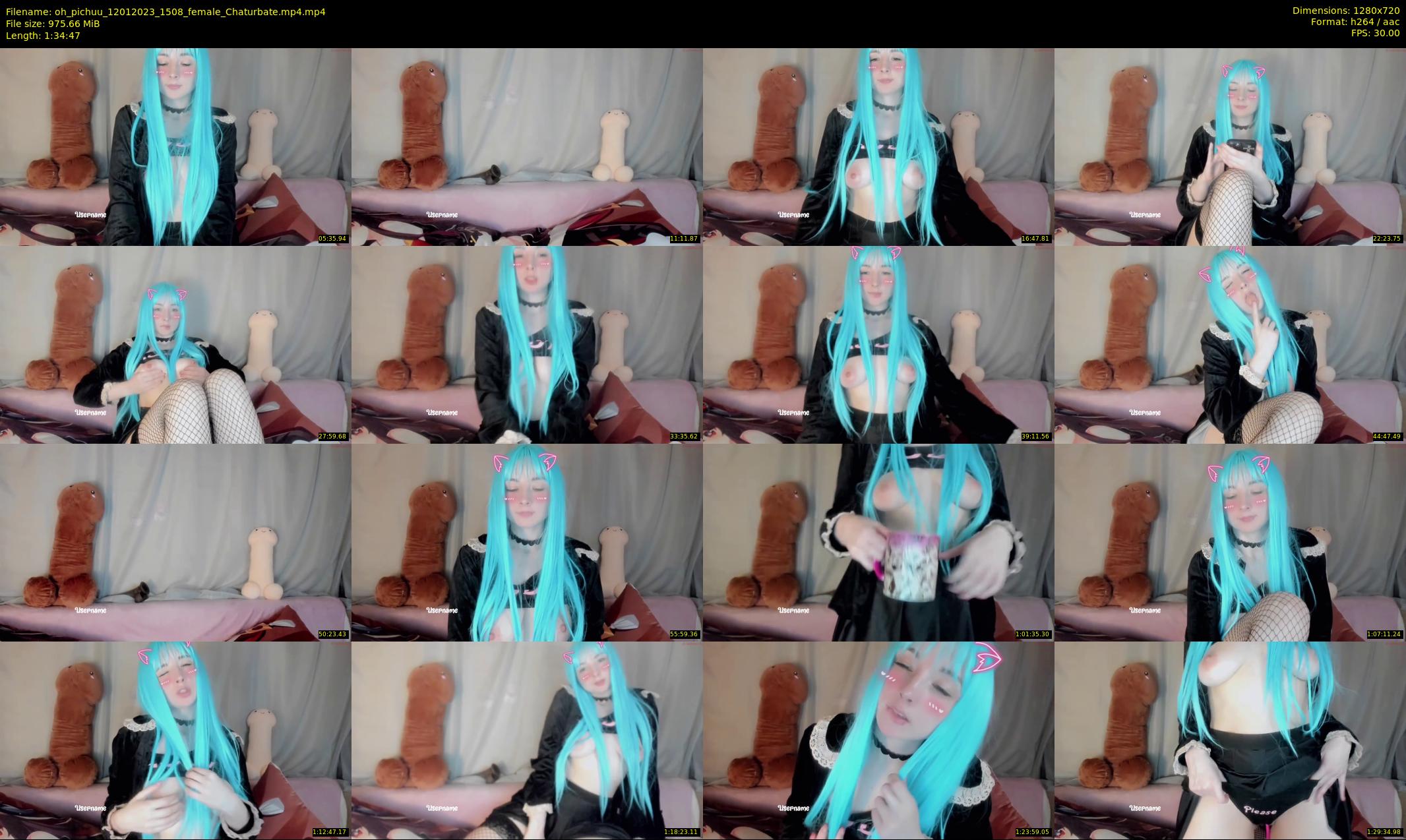 oh_pichuu — 95 minute Chaturbate female cam show recording, 720p, Jan 12, 2023