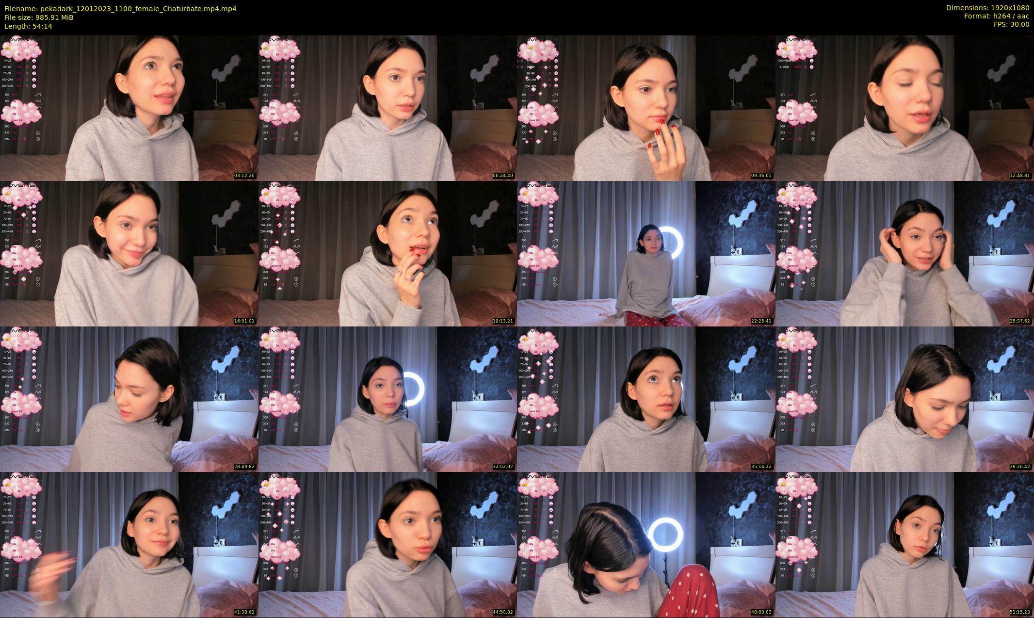 pekadark — 55 minute Chaturbate female cam show recording, 1080p, Jan 12, 2023