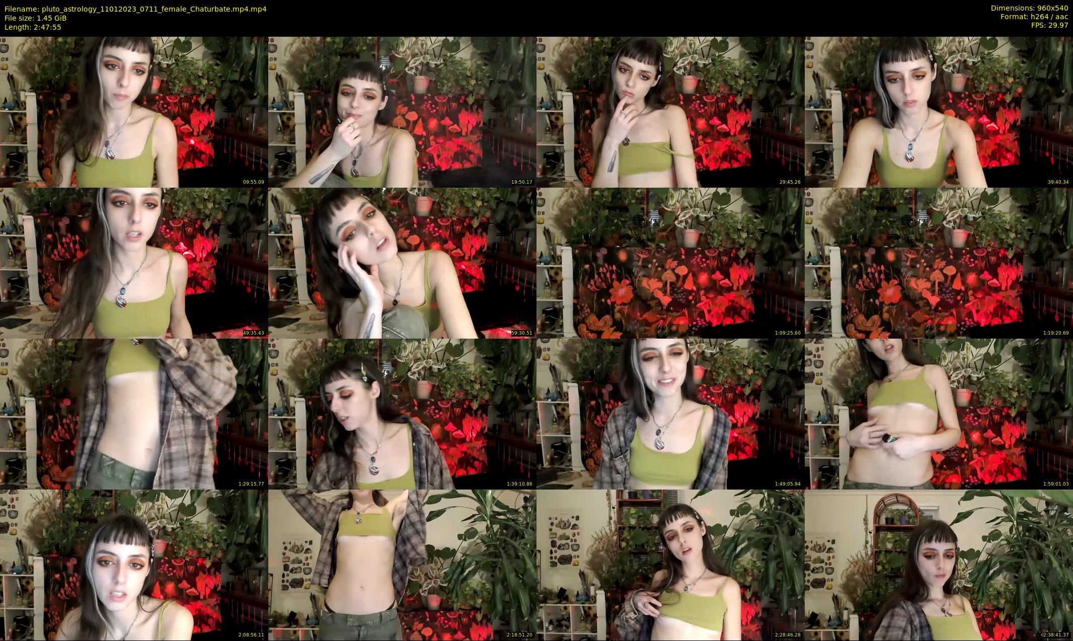 pluto_astrology — 168 minute Chaturbate female cam show recording, 480p, Jan 11, 2023