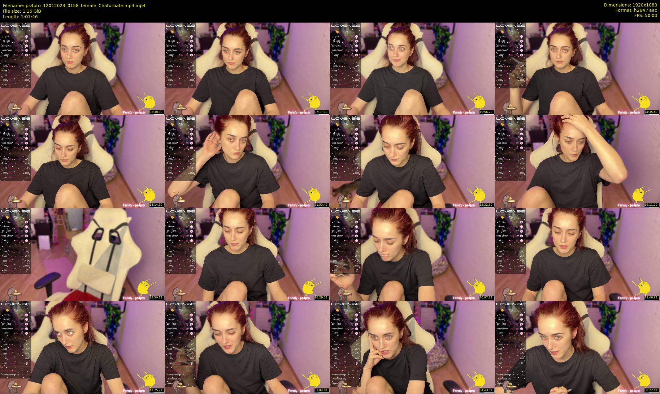 ps4pro — 62 minute Chaturbate female cam show recording, 1080p, Jan 12, 2023