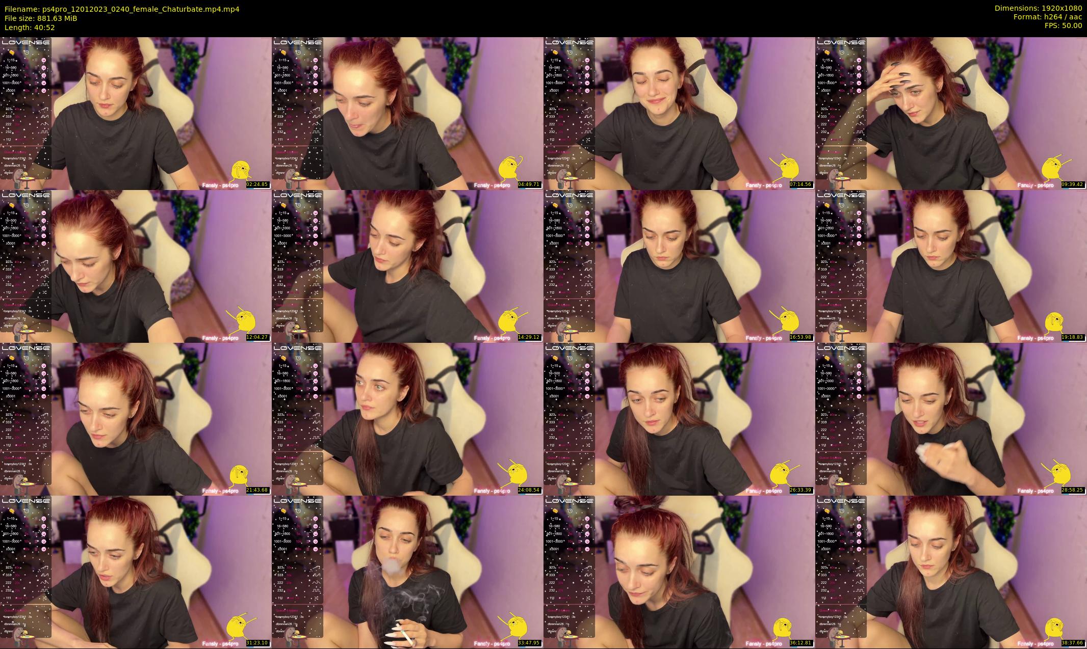 ps4pro — 41 minute Chaturbate female cam show recording, 1080p, Jan 12, 2023