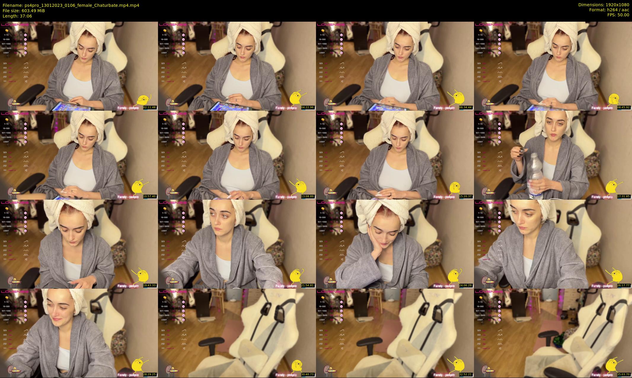 ps4pro — 38 minute Chaturbate female cam show recording, 1080p, Jan 13, 2023