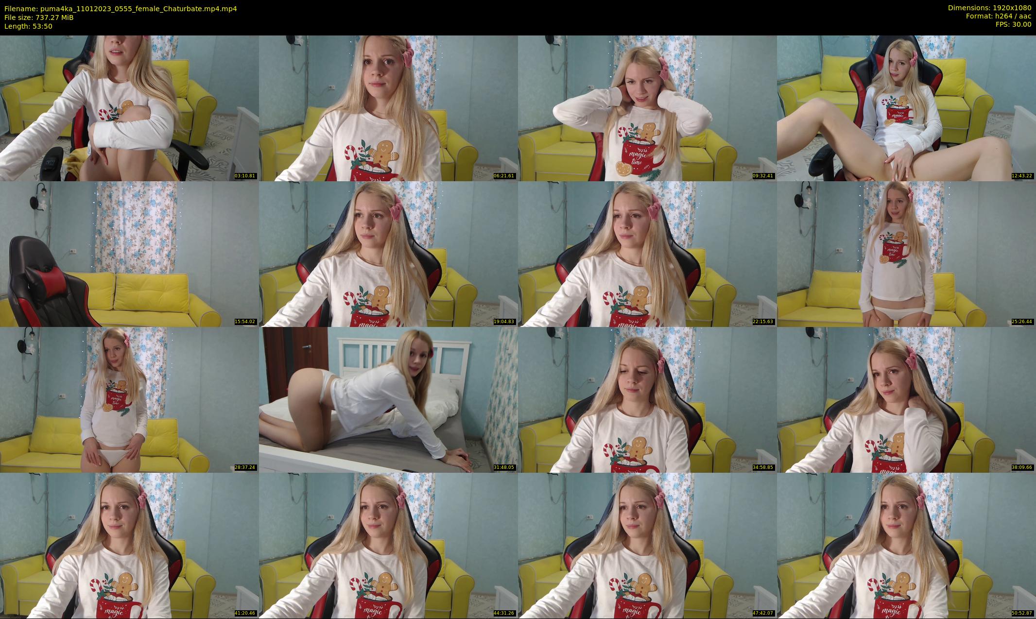 puma4ka — 54 minute Chaturbate female cam show recording, 1080p, Jan 11, 2023