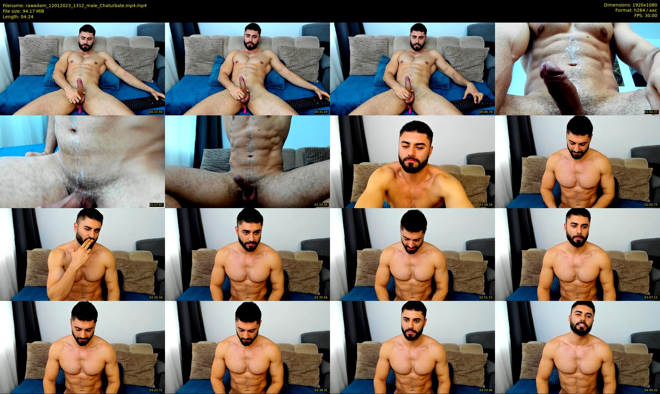 rawadam — 5 minute Chaturbate male cam show recording, 1080p, Jan 12, 2023