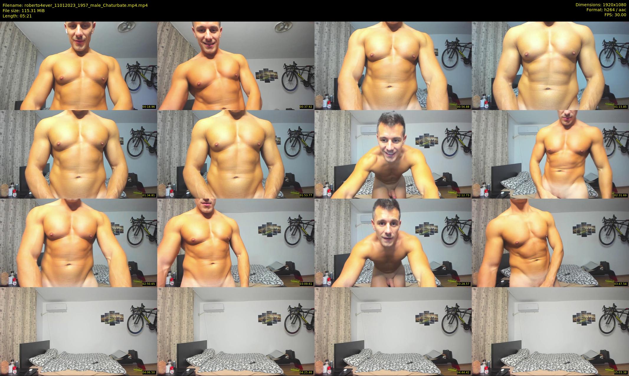roberto4ever — 6 minute Chaturbate male cam show recording, 1080p, Jan 11, 2023