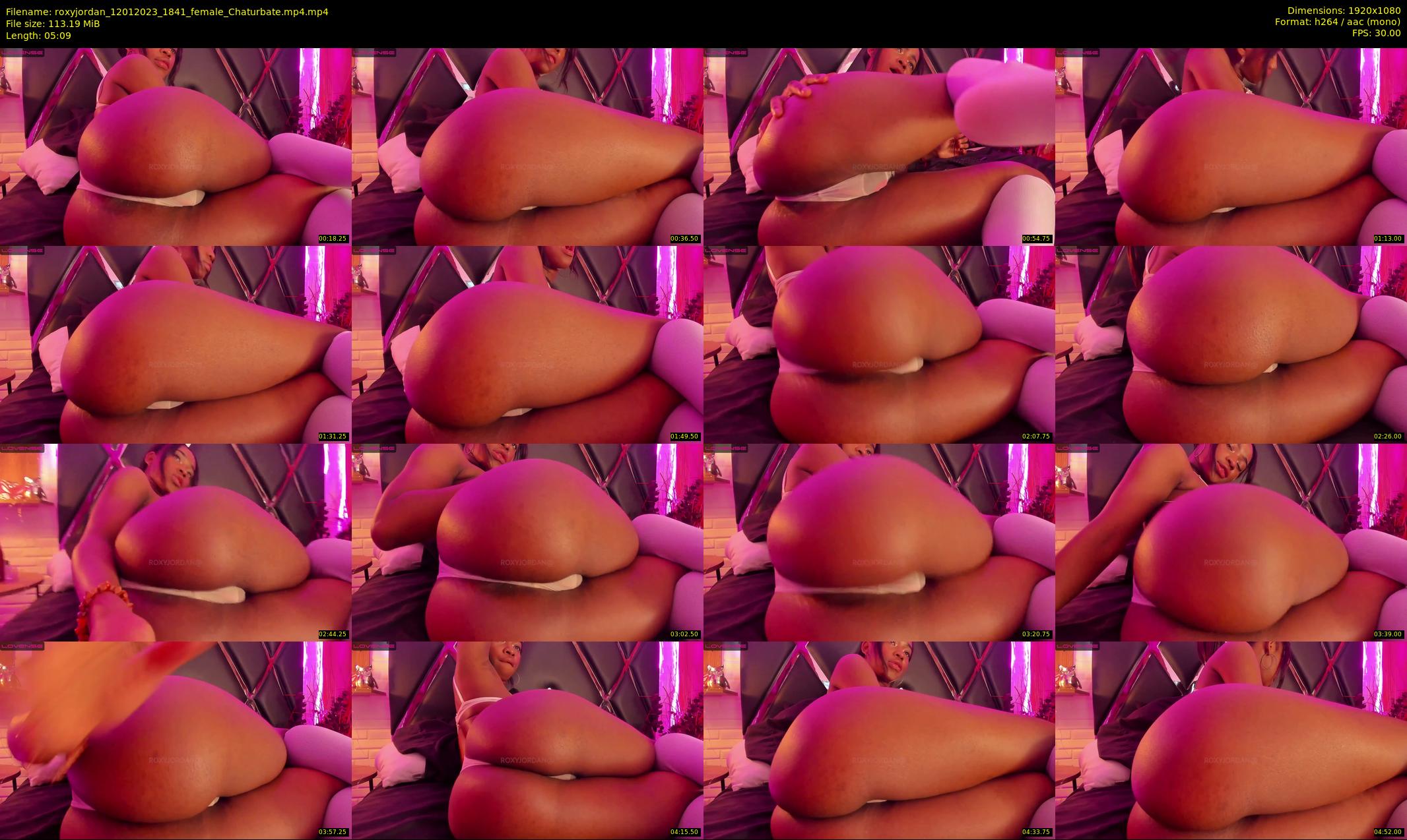 roxyjordan — 6 minute Chaturbate female cam show recording, 1080p, Jan 12, 2023