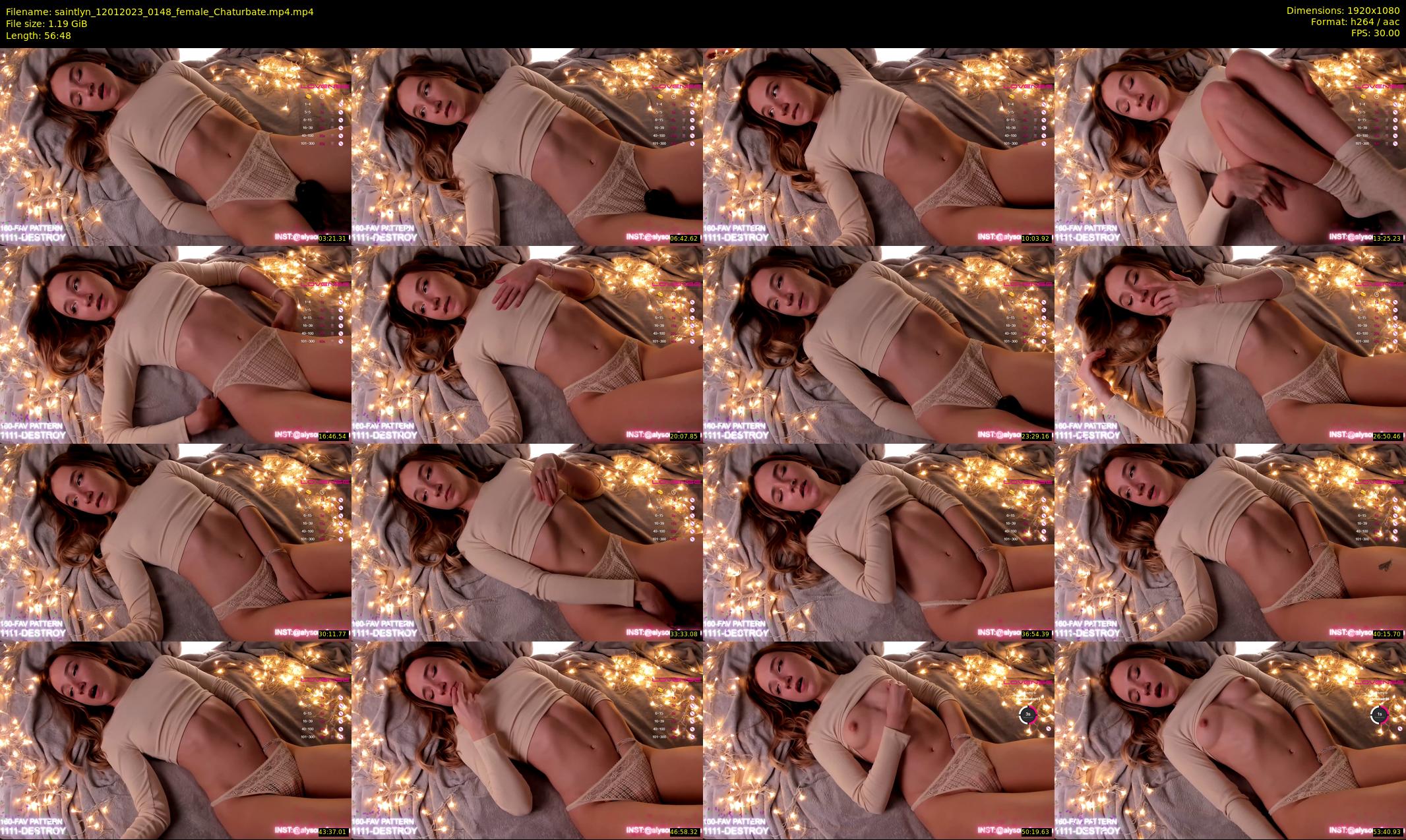 saintlyn — 57 minute Chaturbate female cam show recording, 1080p, Jan 12, 2023