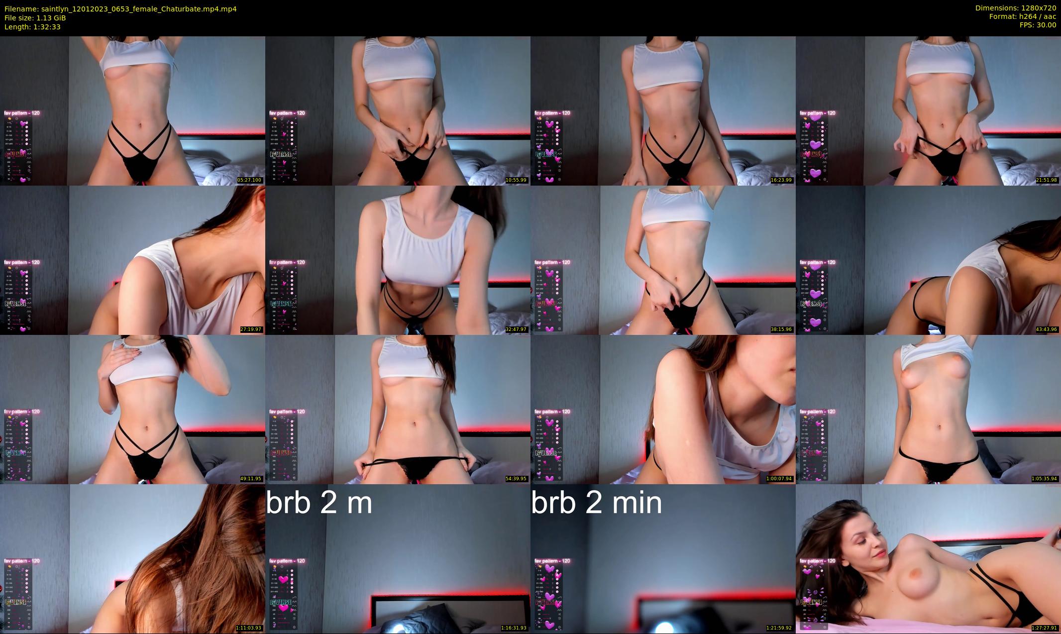 saintlyn — 93 minute Chaturbate female cam show recording, 720p, Jan 12, 2023