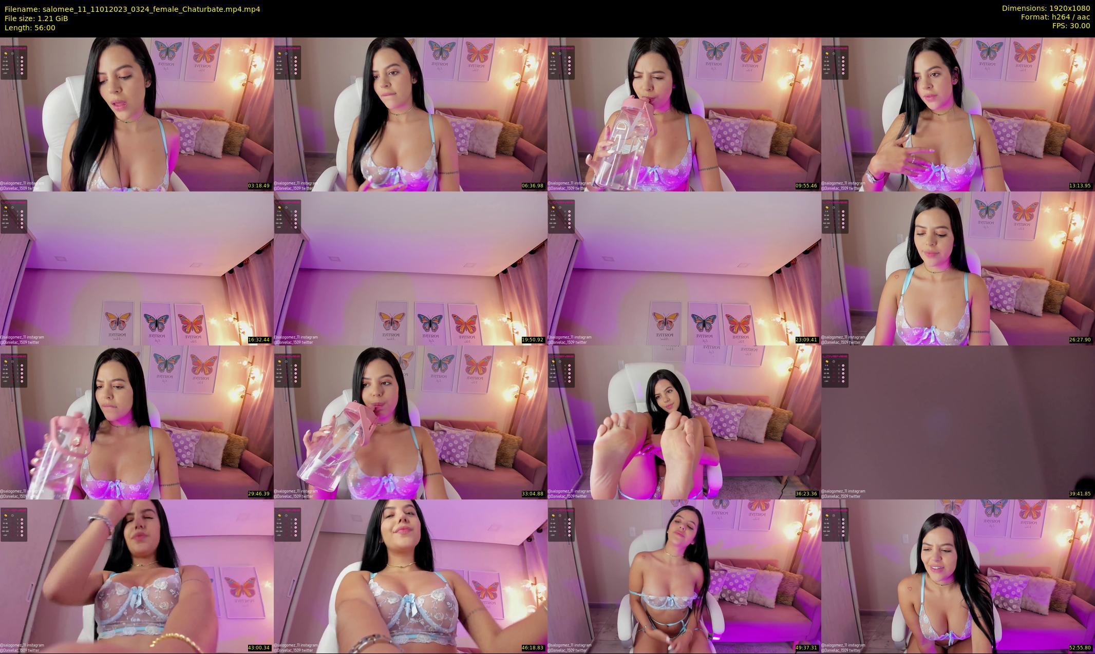 salomee_11 — 56 minute Chaturbate female cam show recording, 1080p, Jan 11, 2023