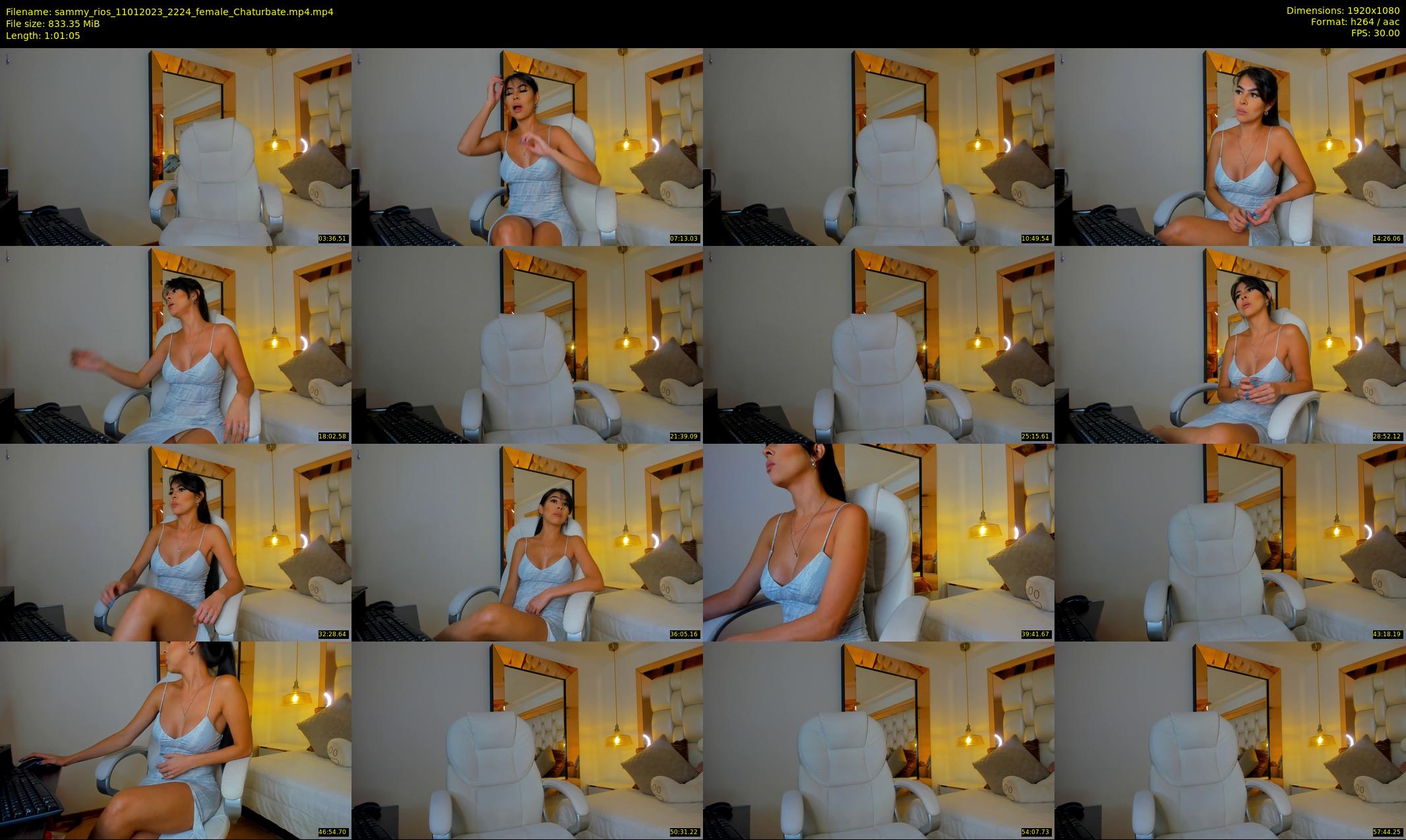 sammy_rios — 62 minute Chaturbate female cam show recording, 1080p, Jan 11, 2023