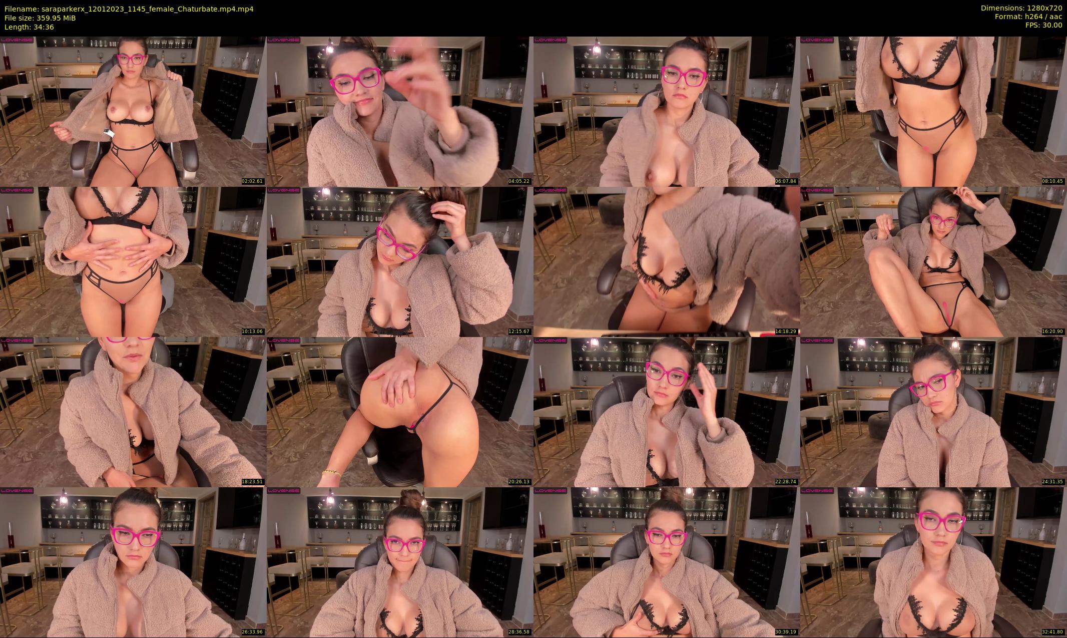 saraparkerx — 35 minute Chaturbate female cam show recording, 720p, Jan 12, 2023