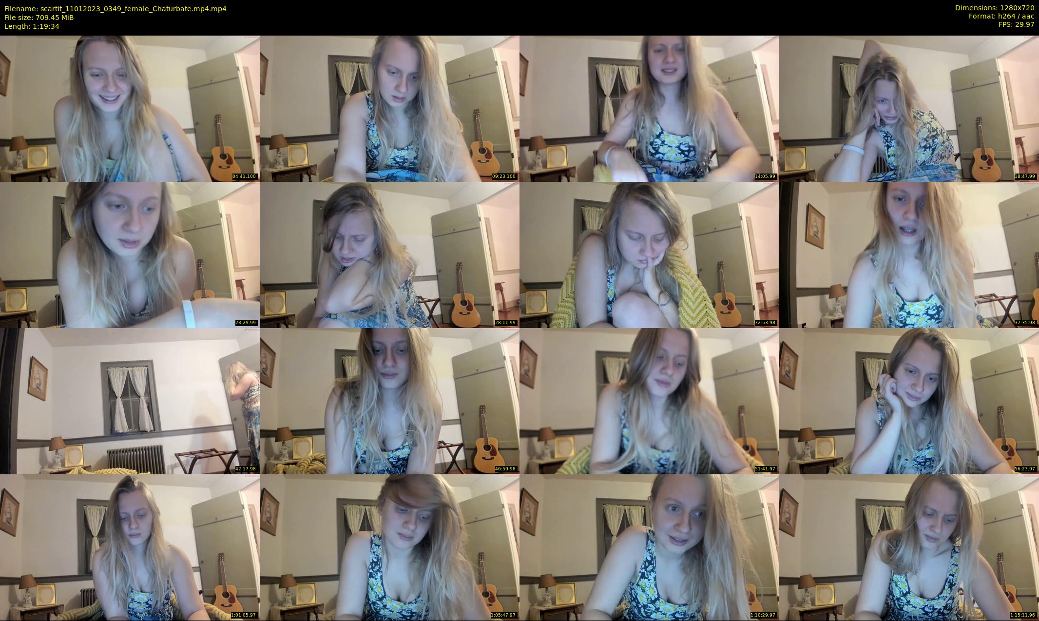 scartit — 80 minute Chaturbate female cam show recording, 720p, Jan 11, 2023