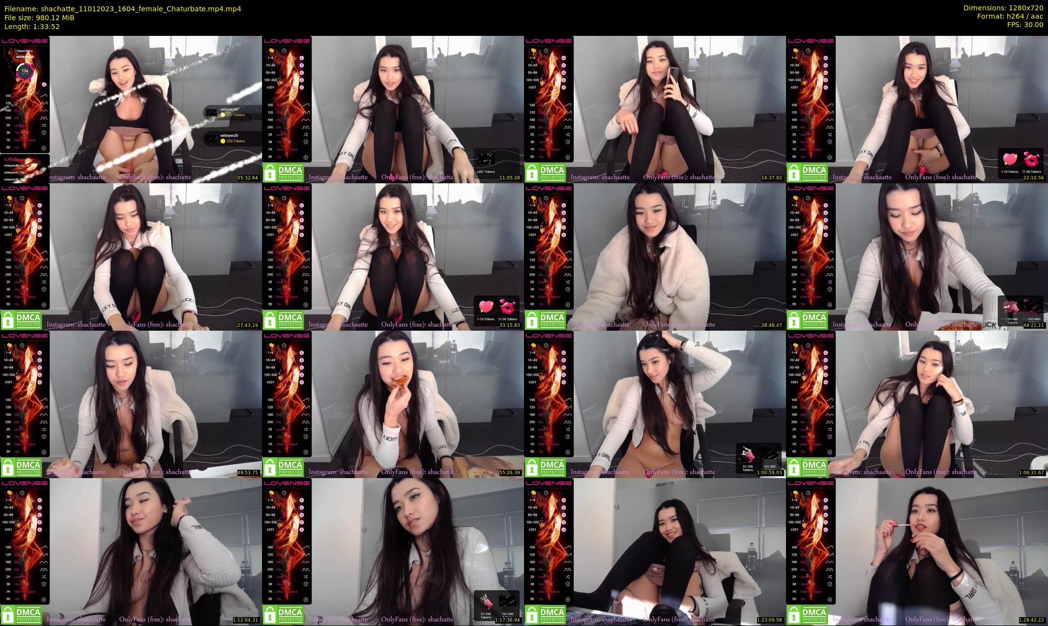 shachatte — 94 minute Chaturbate couple cam show recording, 720p, Jan 11, 2023