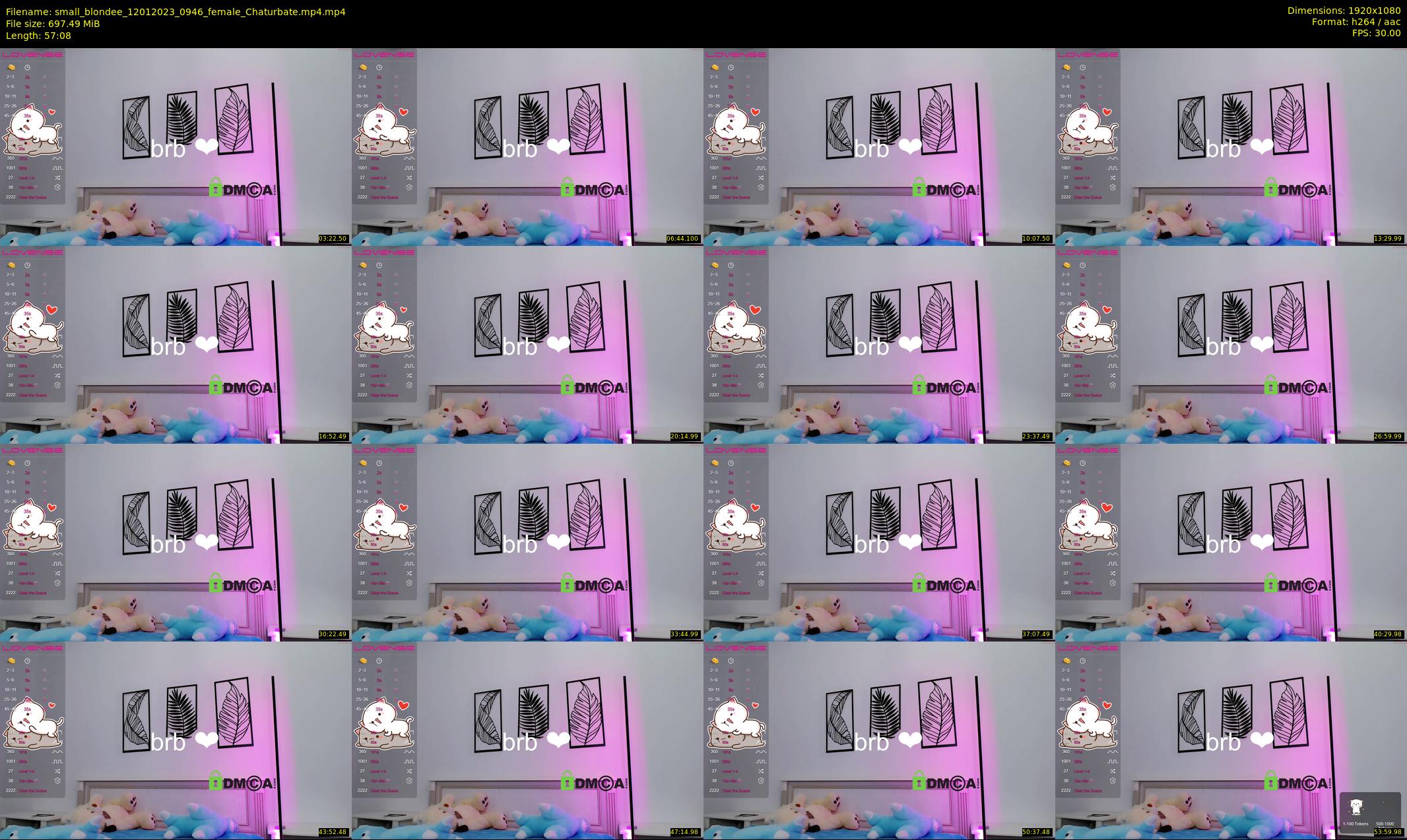 small_blondee — 58 minute Chaturbate female cam show recording, 1080p, Jan 12, 2023