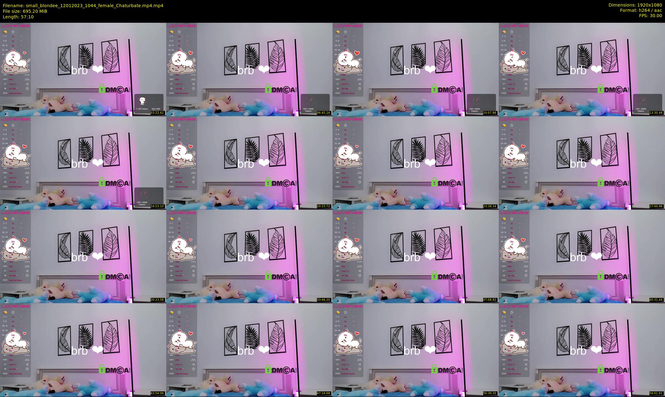 small_blondee — 58 minute Chaturbate female cam show recording, 1080p, Jan 12, 2023