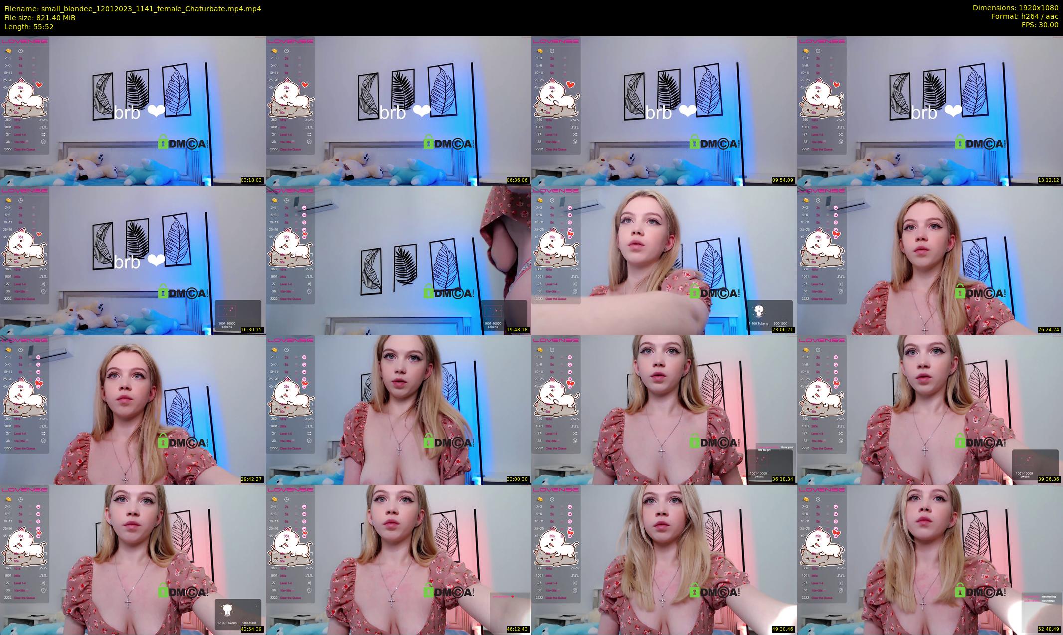 small_blondee — 56 minute Chaturbate female cam show recording, 1080p, Jan 12, 2023