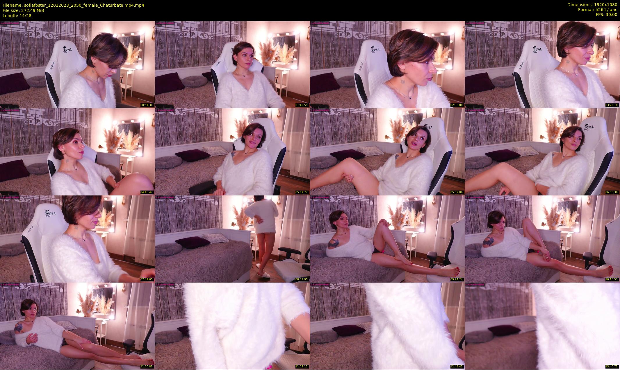 sofiafoster — 15 minute Chaturbate female cam show recording, 1080p, Jan 12, 2023