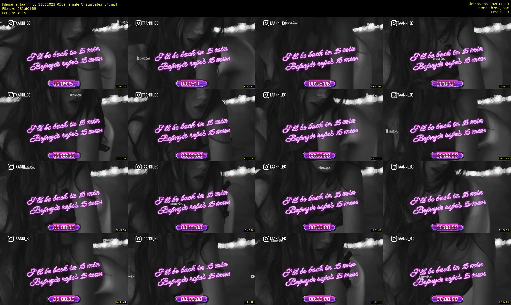 taanni_bc — 19 minute Chaturbate female cam show recording, 1080p, Jan 11, 2023