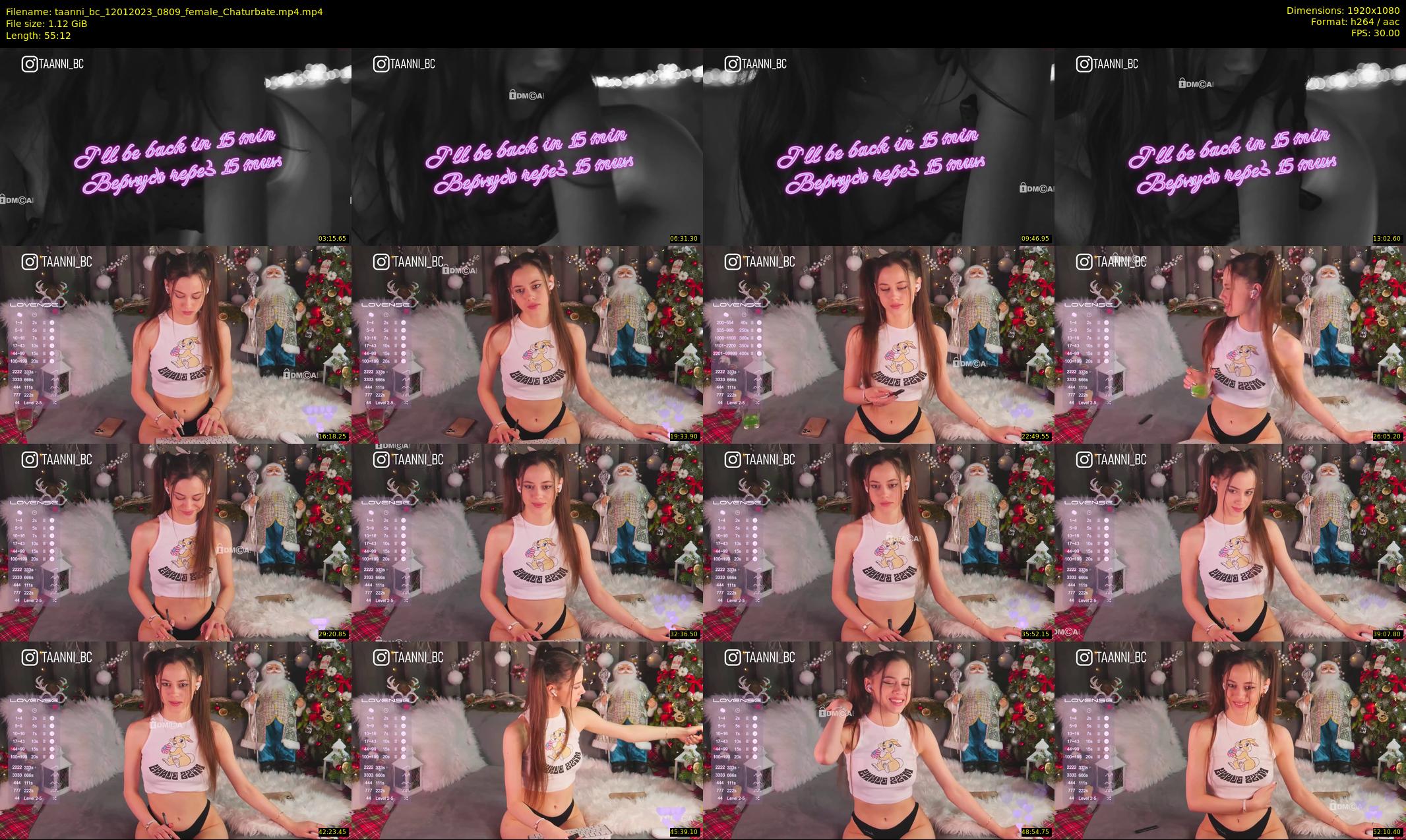 taanni_bc — 56 minute Chaturbate female cam show recording, 1080p, Jan 12, 2023