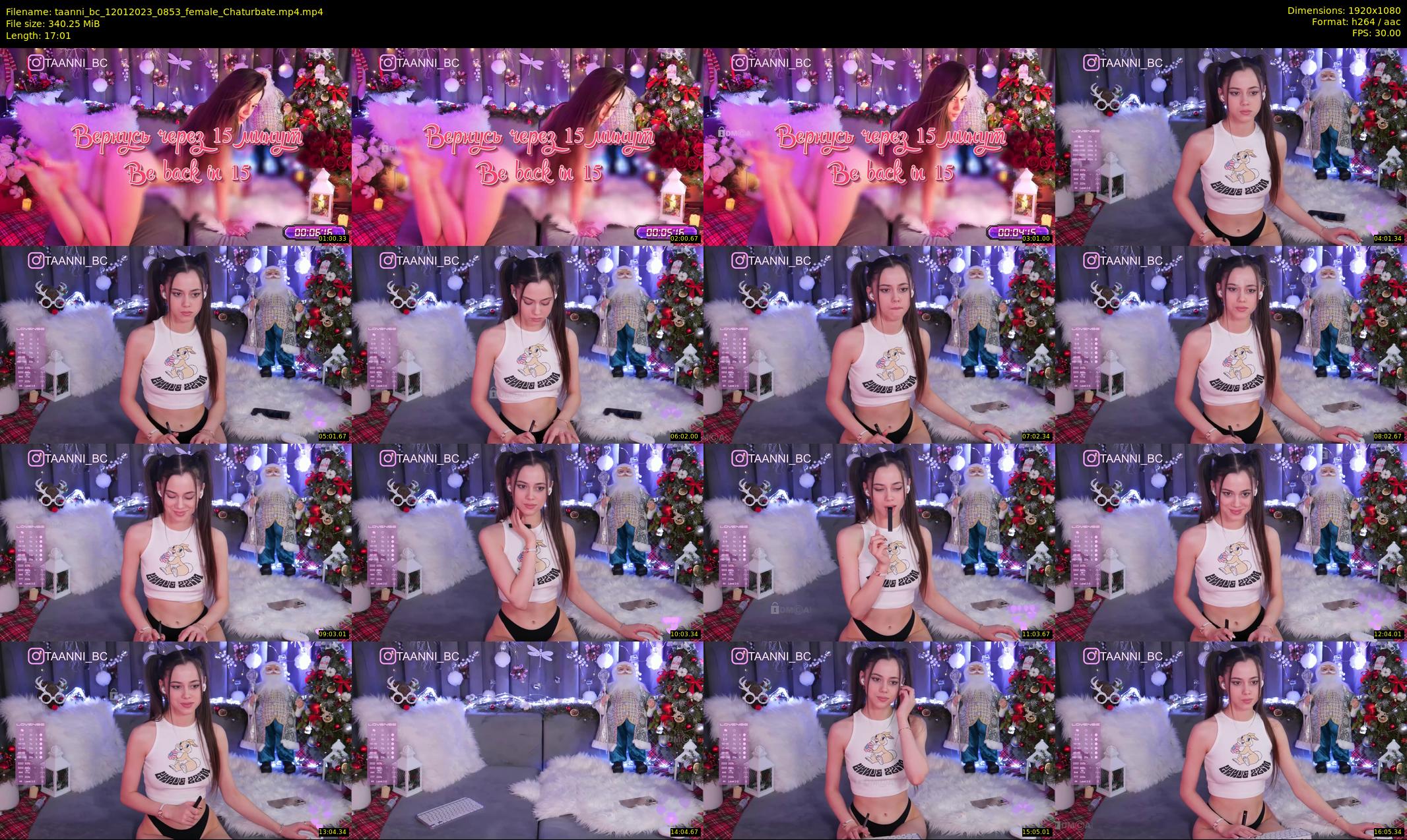 taanni_bc — 18 minute Chaturbate female cam show recording, 1080p, Jan 12, 2023