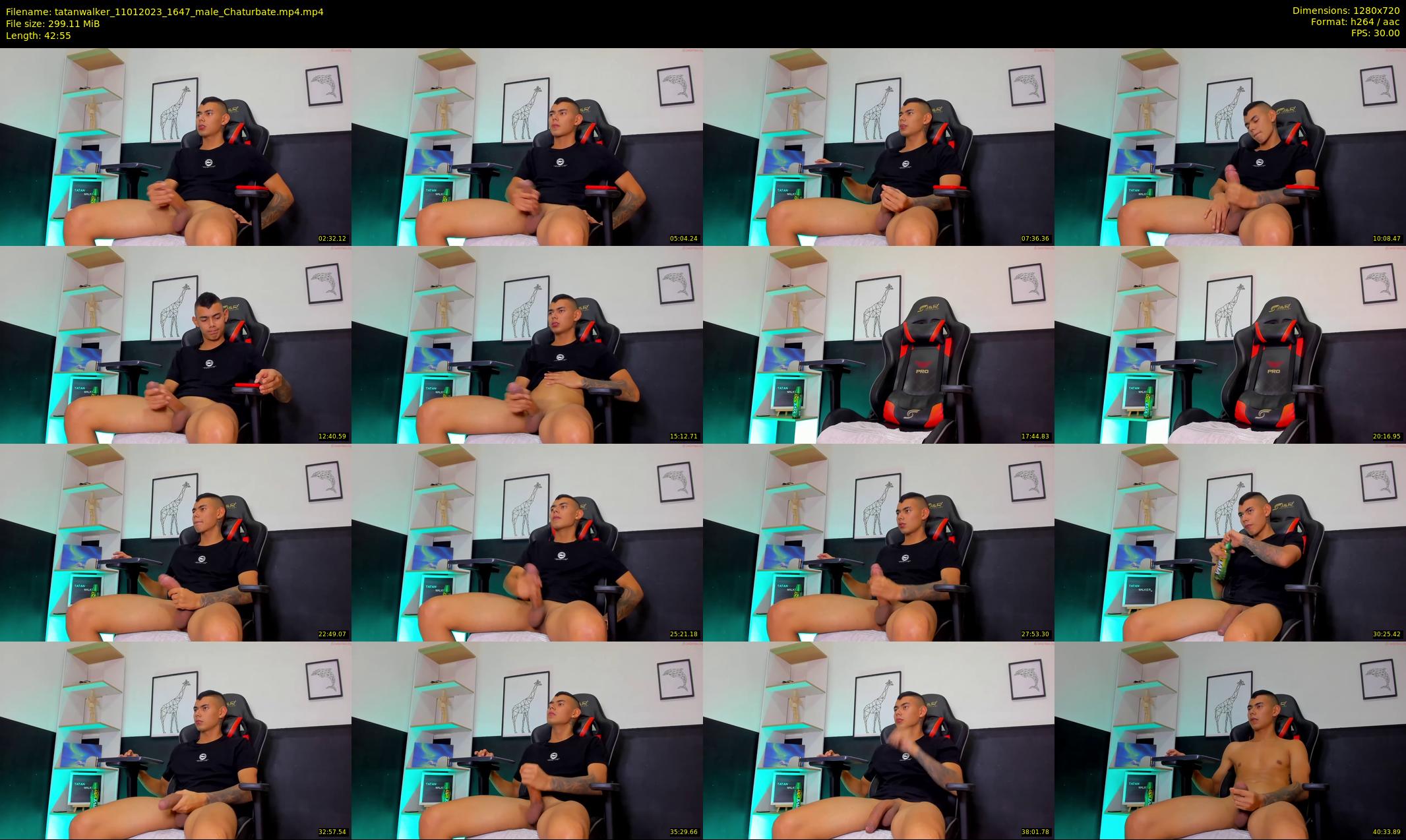tatanwalker — 43 minute Chaturbate male cam show recording, 720p, Jan 11, 2023