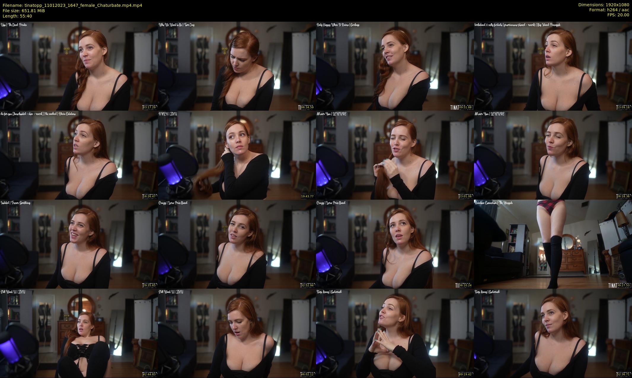tinatopp — 56 minute Chaturbate female cam show recording, 1080p, Jan 11, 2023