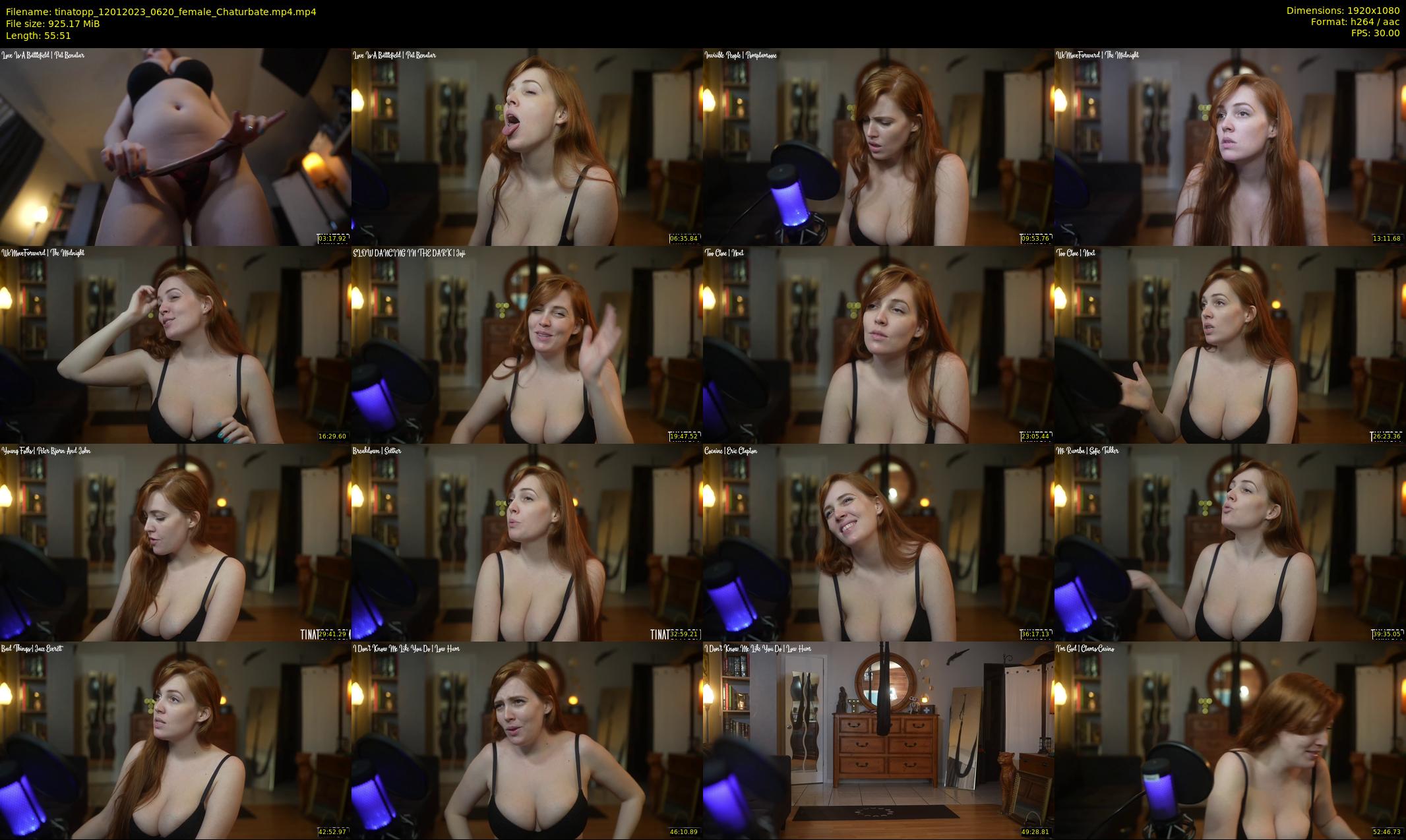tinatopp — 56 minute Chaturbate female cam show recording, 1080p, Jan 12, 2023