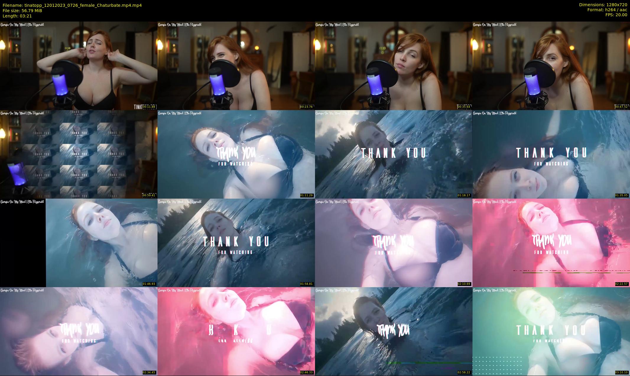 tinatopp — 4 minute Chaturbate female cam show recording, 720p, Jan 12, 2023