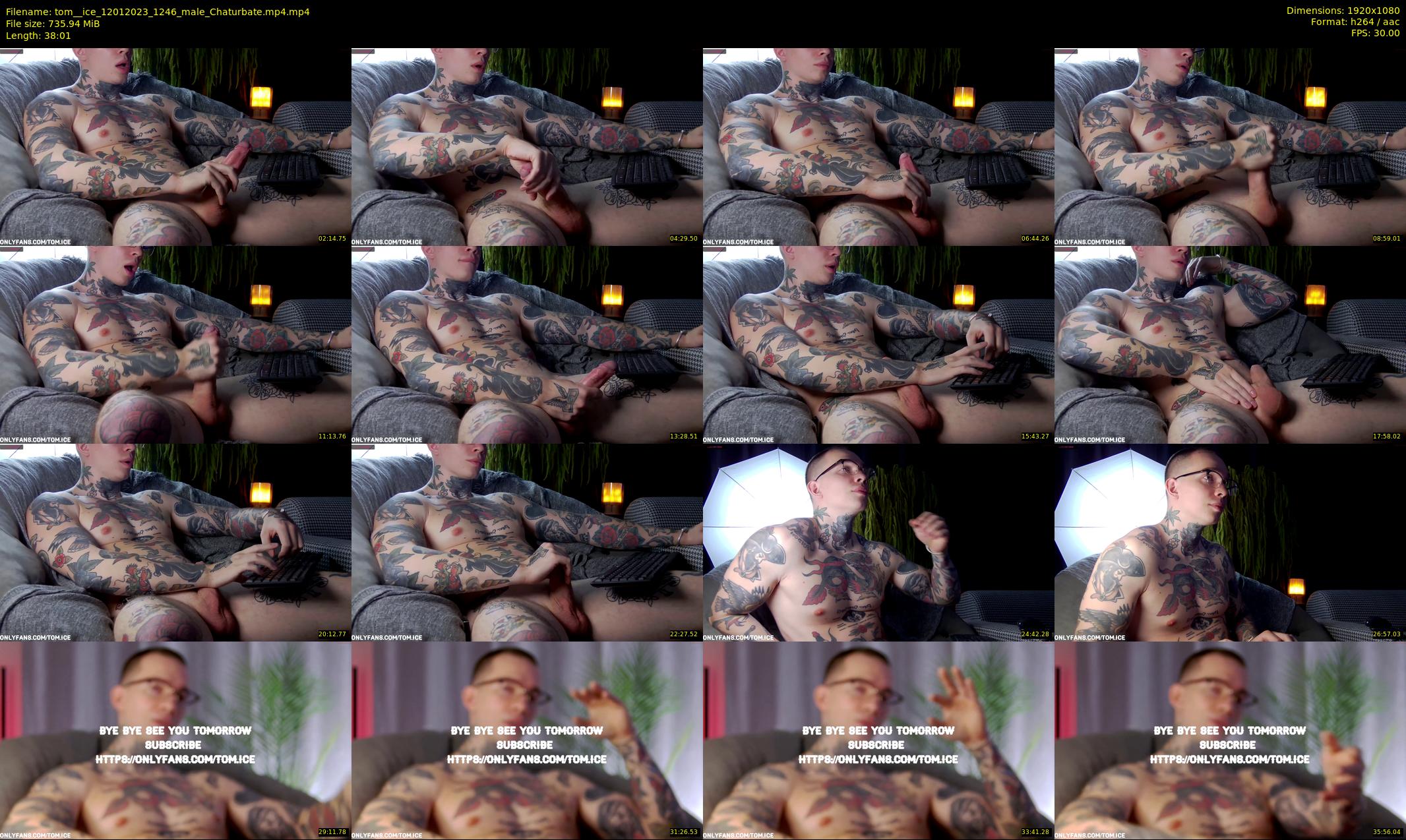 tom__ice — 39 minute Chaturbate male cam show recording, 1080p, Jan 12, 2023