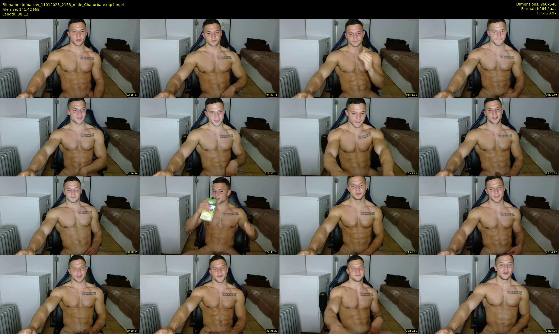 tomasmv — 39 minute Chaturbate male cam show recording, 480p, Jan 11, 2023