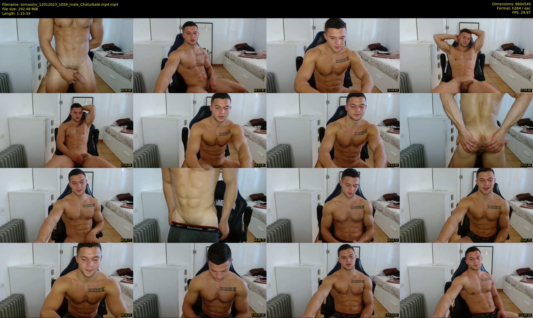tomasmv — 76 minute Chaturbate male cam show recording, 480p, Jan 12, 2023