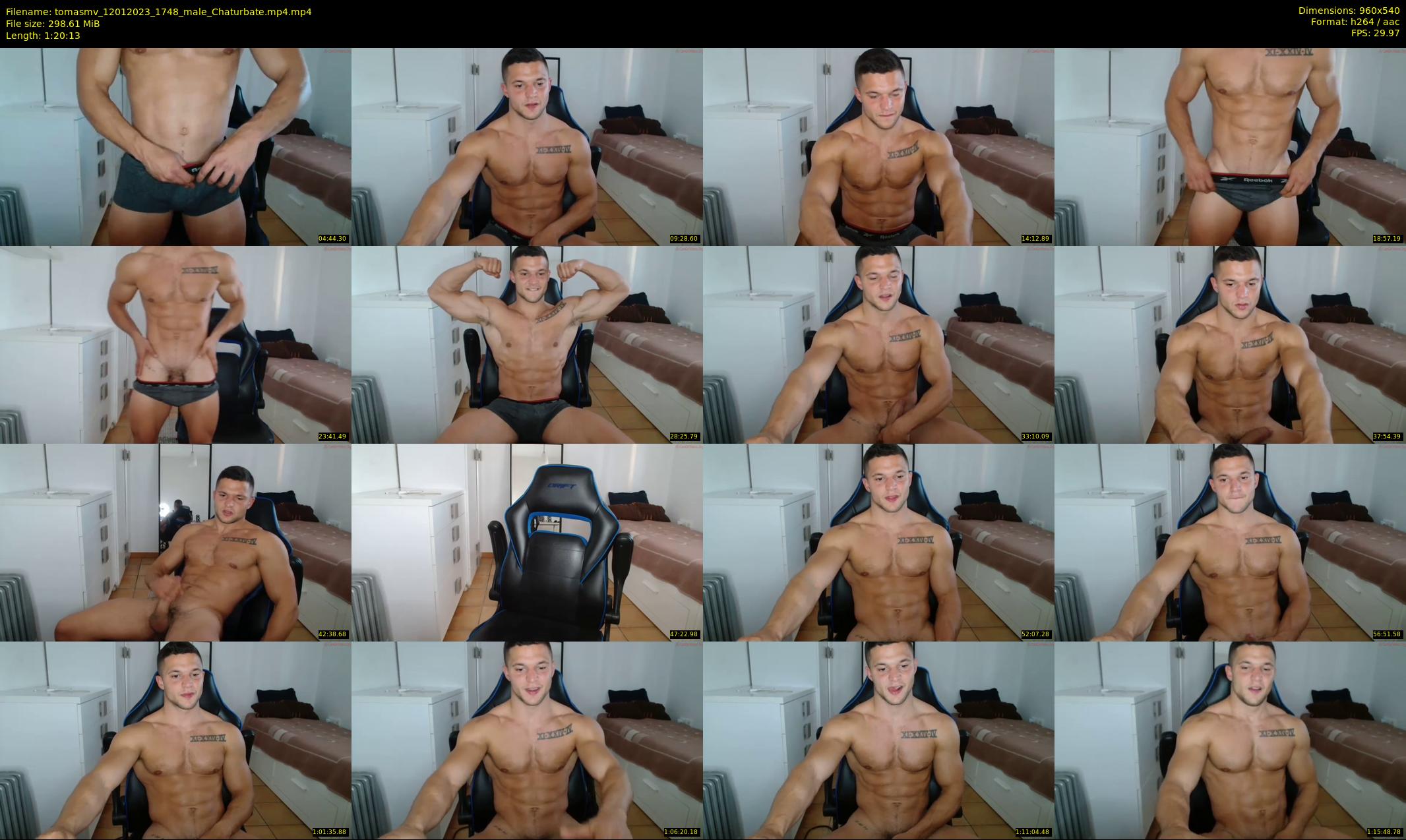 tomasmv — 81 minute Chaturbate male cam show recording, 480p, Jan 12, 2023