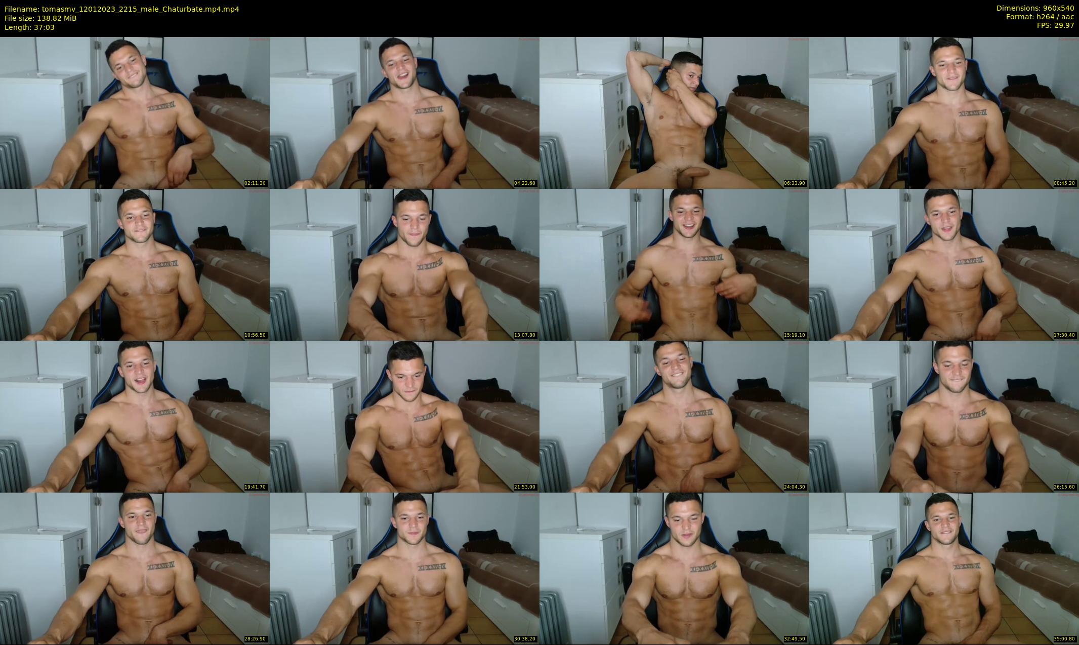 tomasmv — 38 minute Chaturbate male cam show recording, 480p, Jan 12, 2023