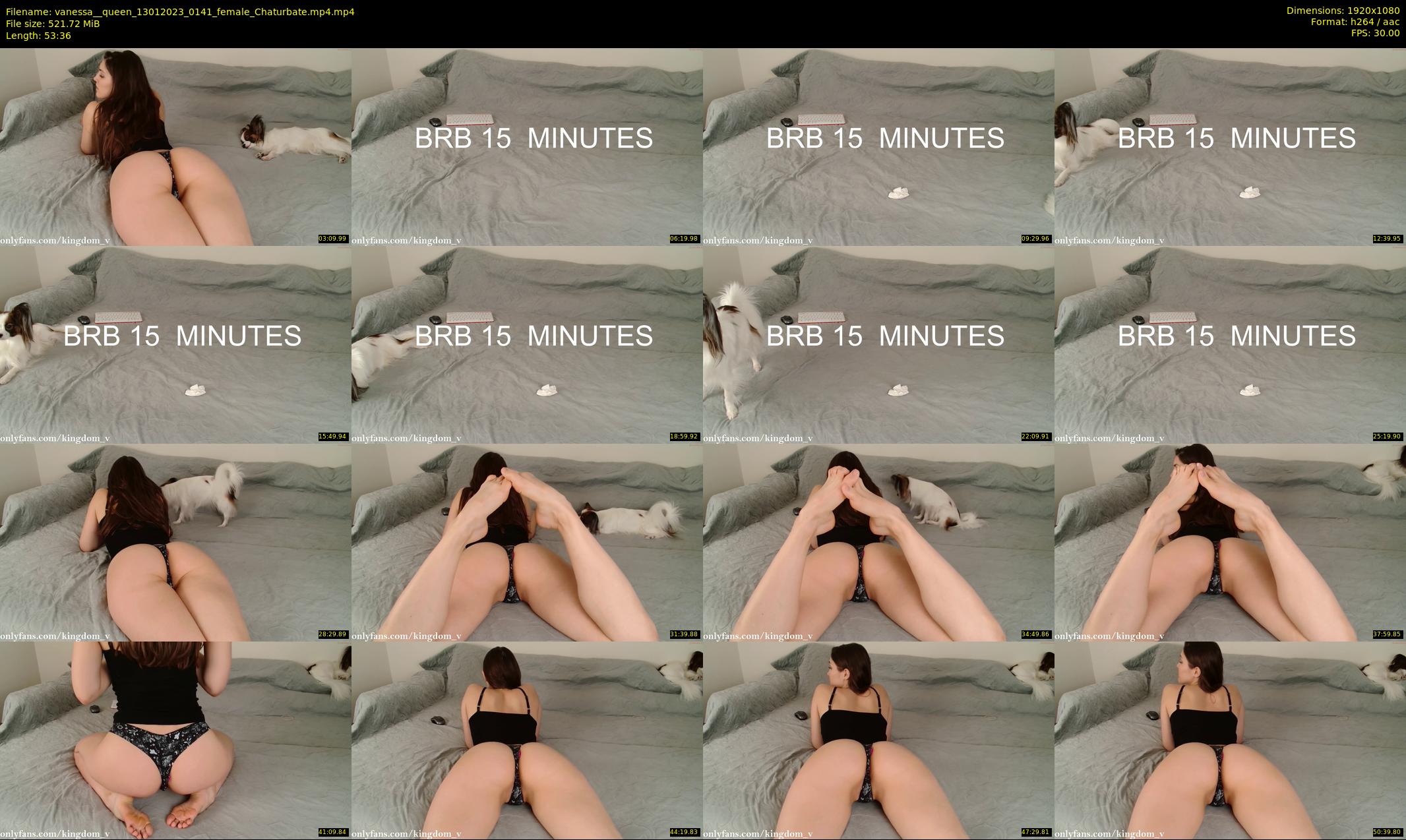 vanessa__queen — 54 minute Chaturbate female cam show recording, 1080p, Jan 13, 2023