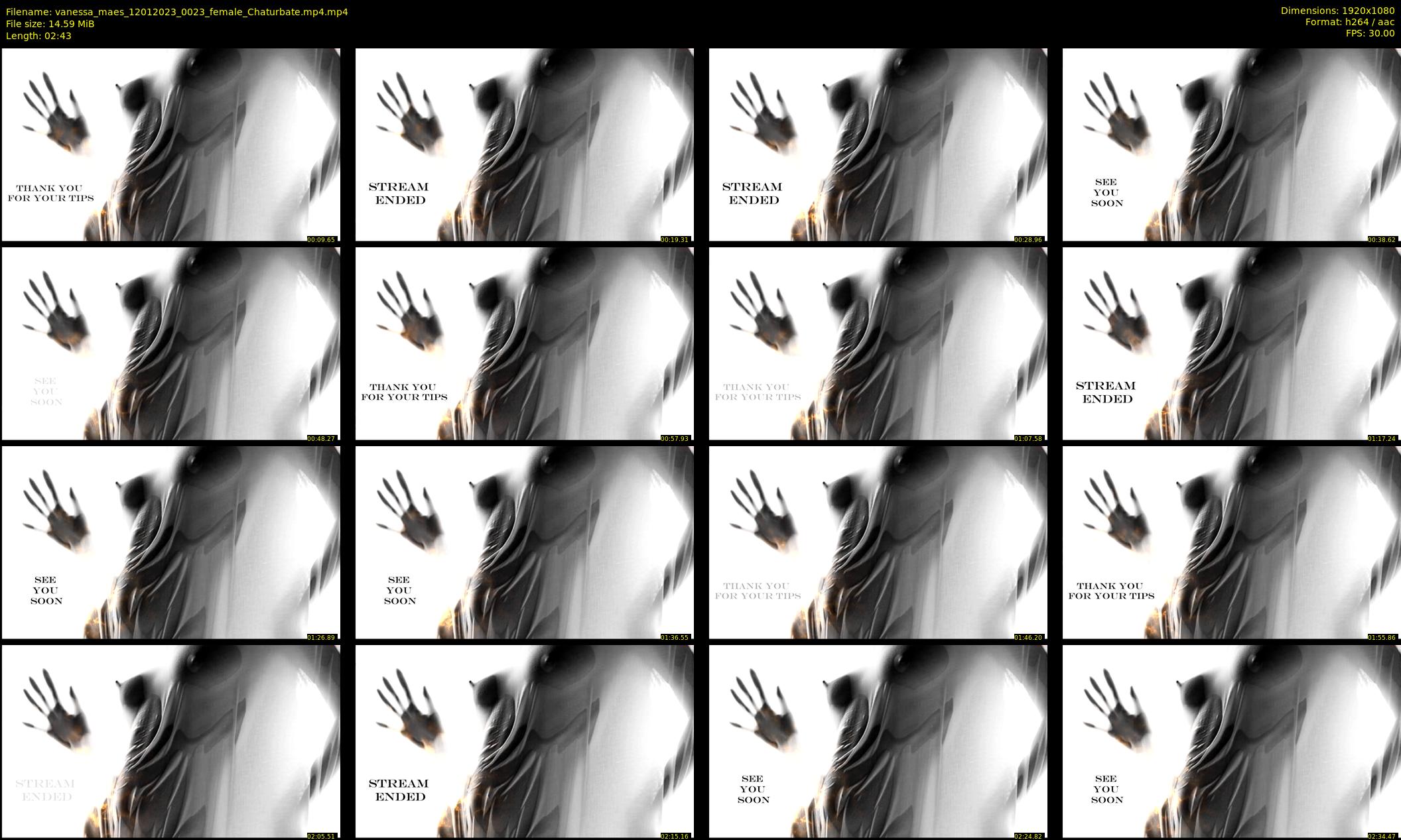 vanessa_maes — 3 minute Chaturbate female cam show recording, 1080p, Jan 12, 2023