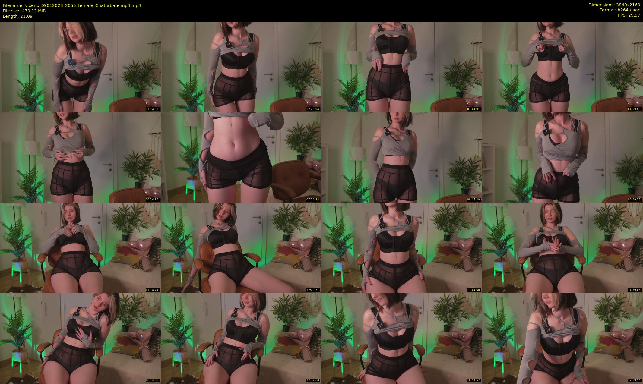 vixenp — 22 minute Chaturbate female cam show recording, 4K, Jan 9, 2023