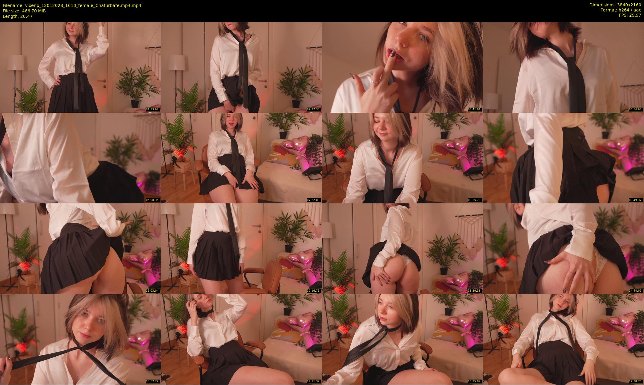 vixenp — 21 minute Chaturbate female cam show recording, 4K, Jan 12, 2023