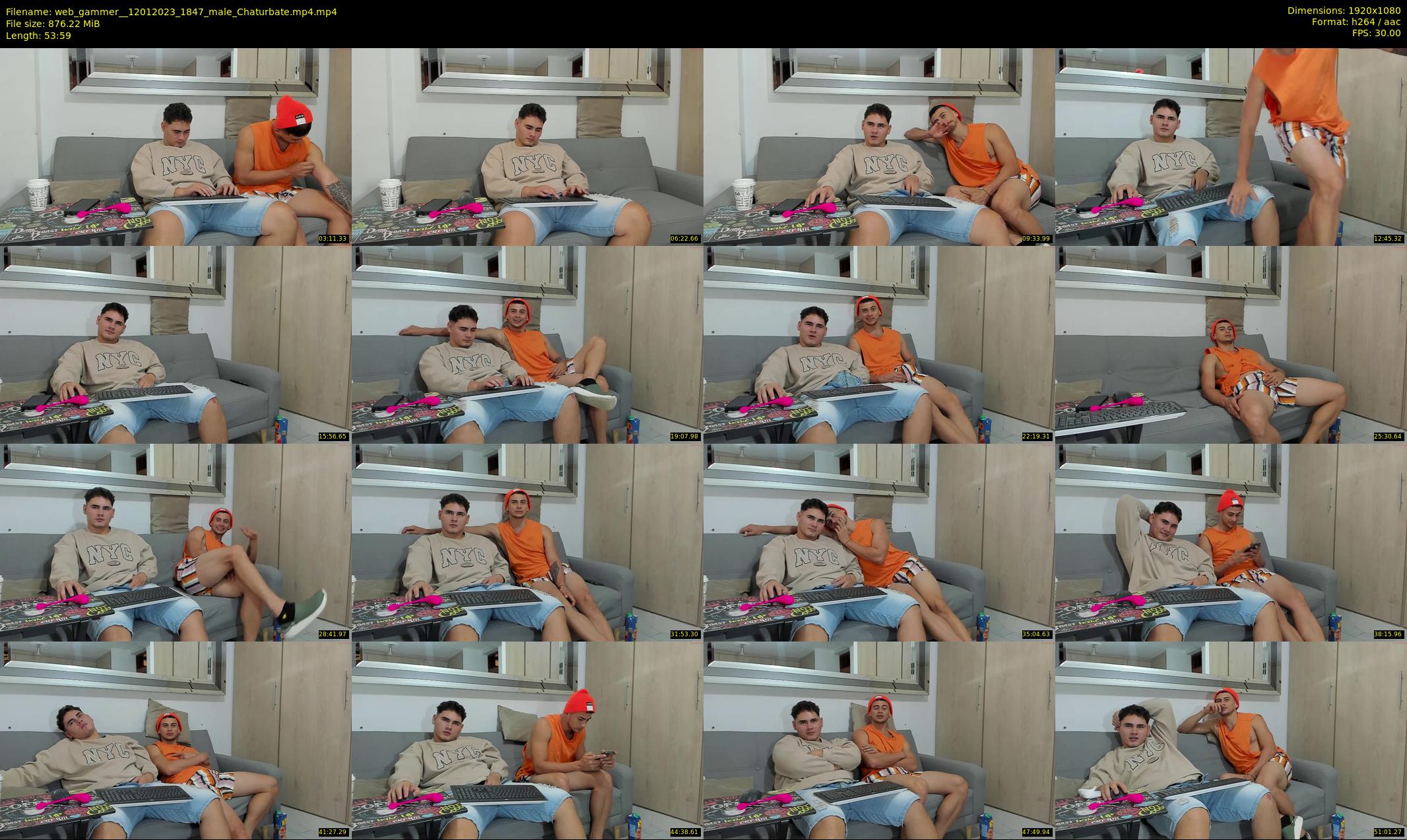 web_gammer_ — 54 minute Chaturbate male cam show recording, 1080p, Jan 12, 2023