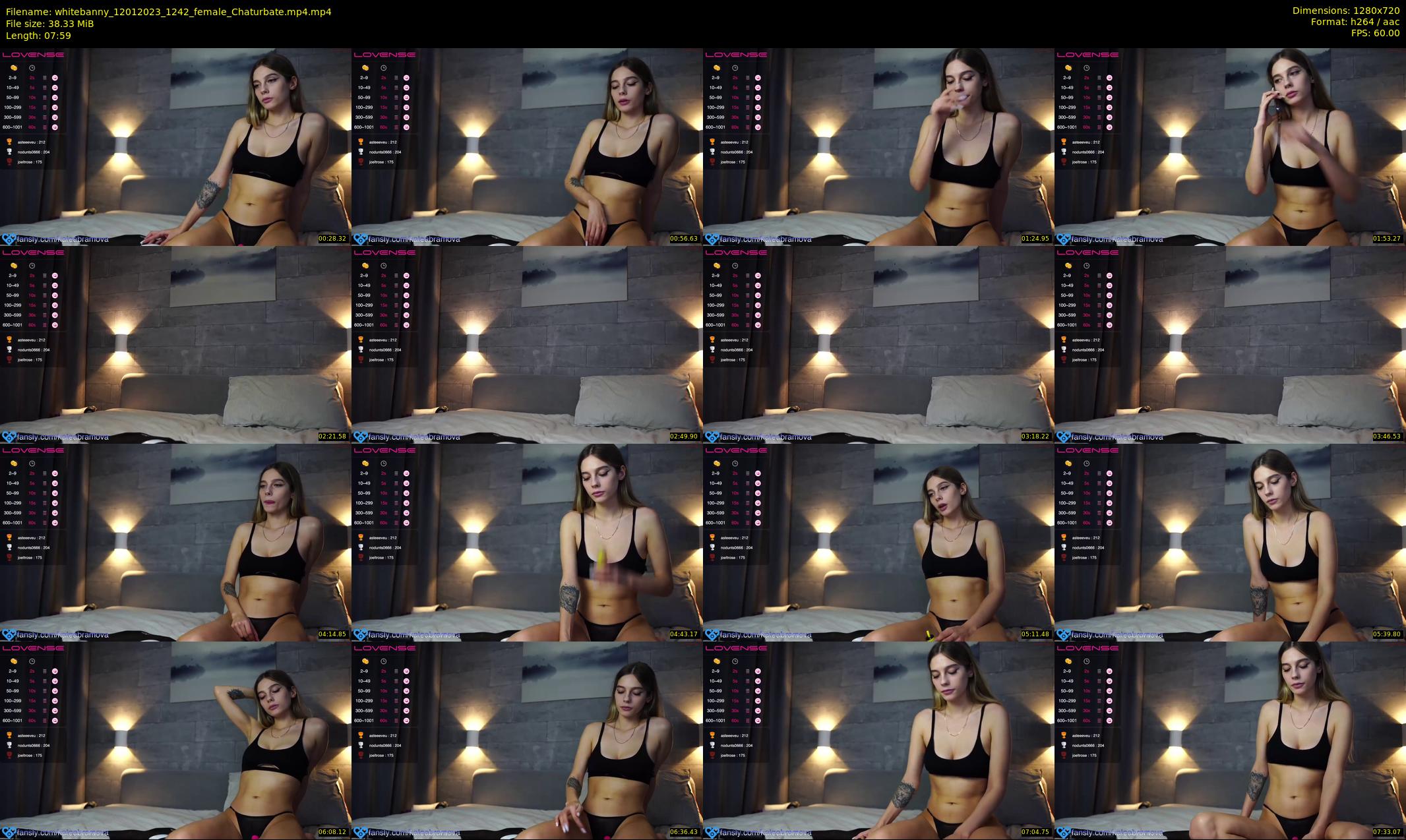 whitebanny — 8 minute Chaturbate couple cam show recording, 720p, Jan 12, 2023