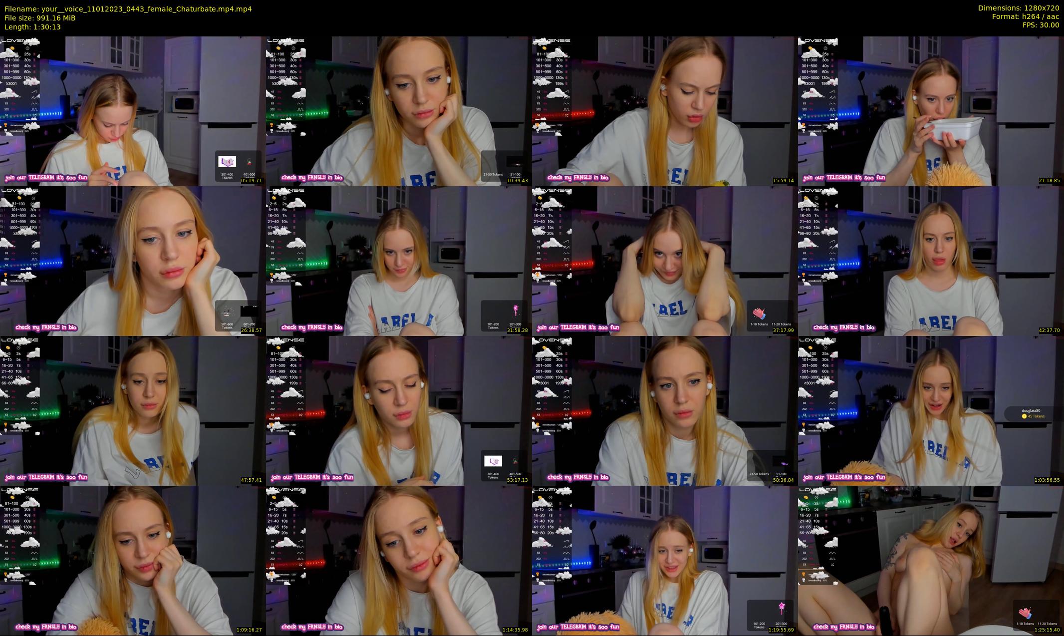 your__voice — 91 minute Chaturbate female cam show recording, 720p, Jan 11, 2023
