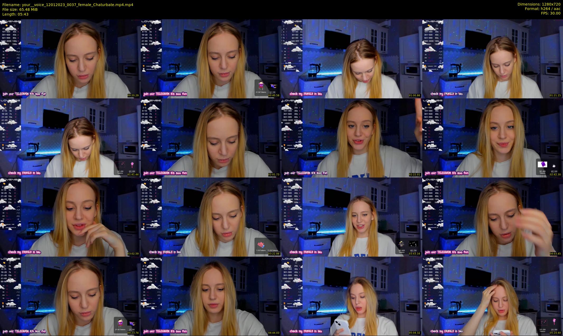 your__voice — 6 minute Chaturbate female cam show recording, 720p, Jan 12, 2023