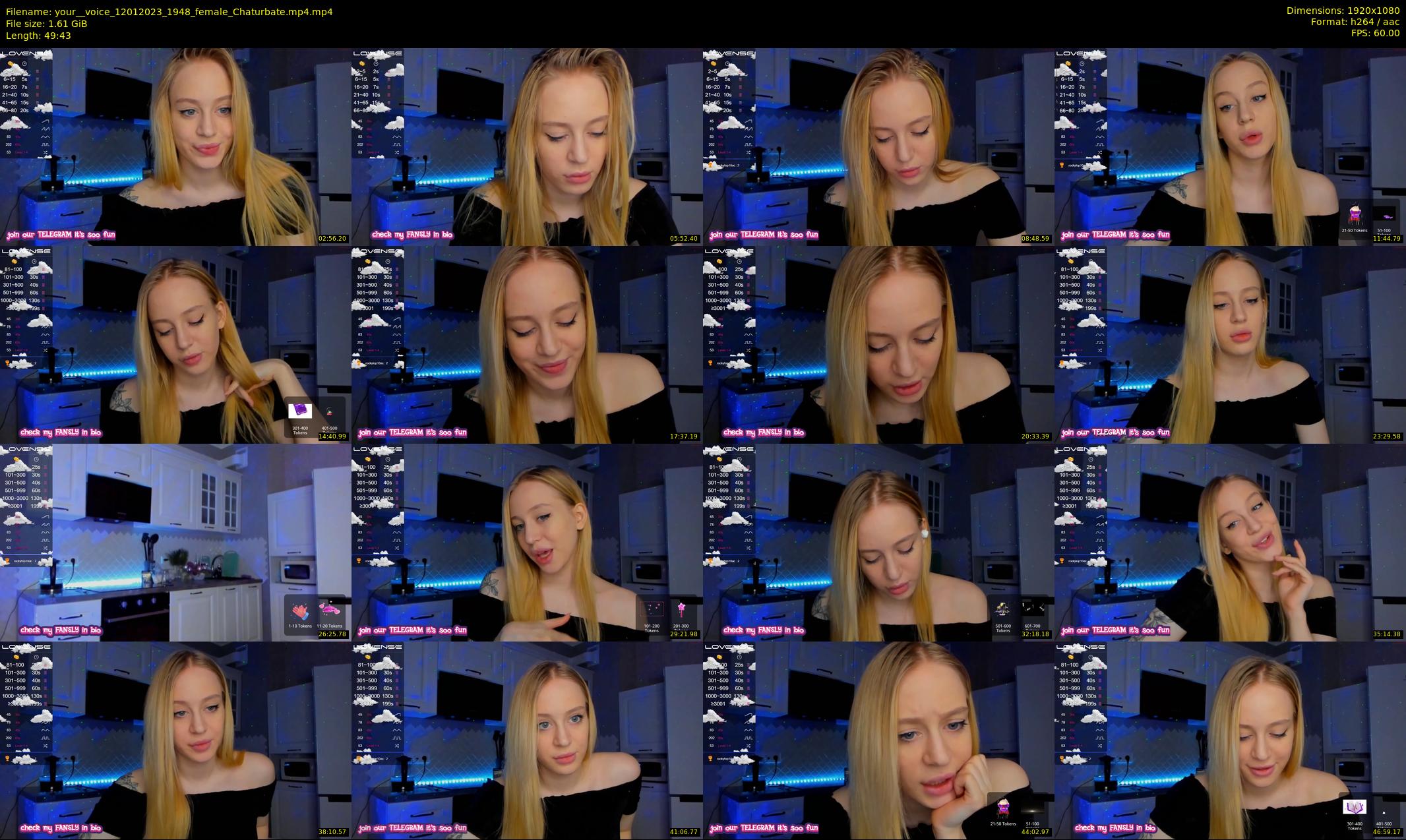 your__voice — 50 minute Chaturbate female cam show recording, 1080p, Jan 12, 2023