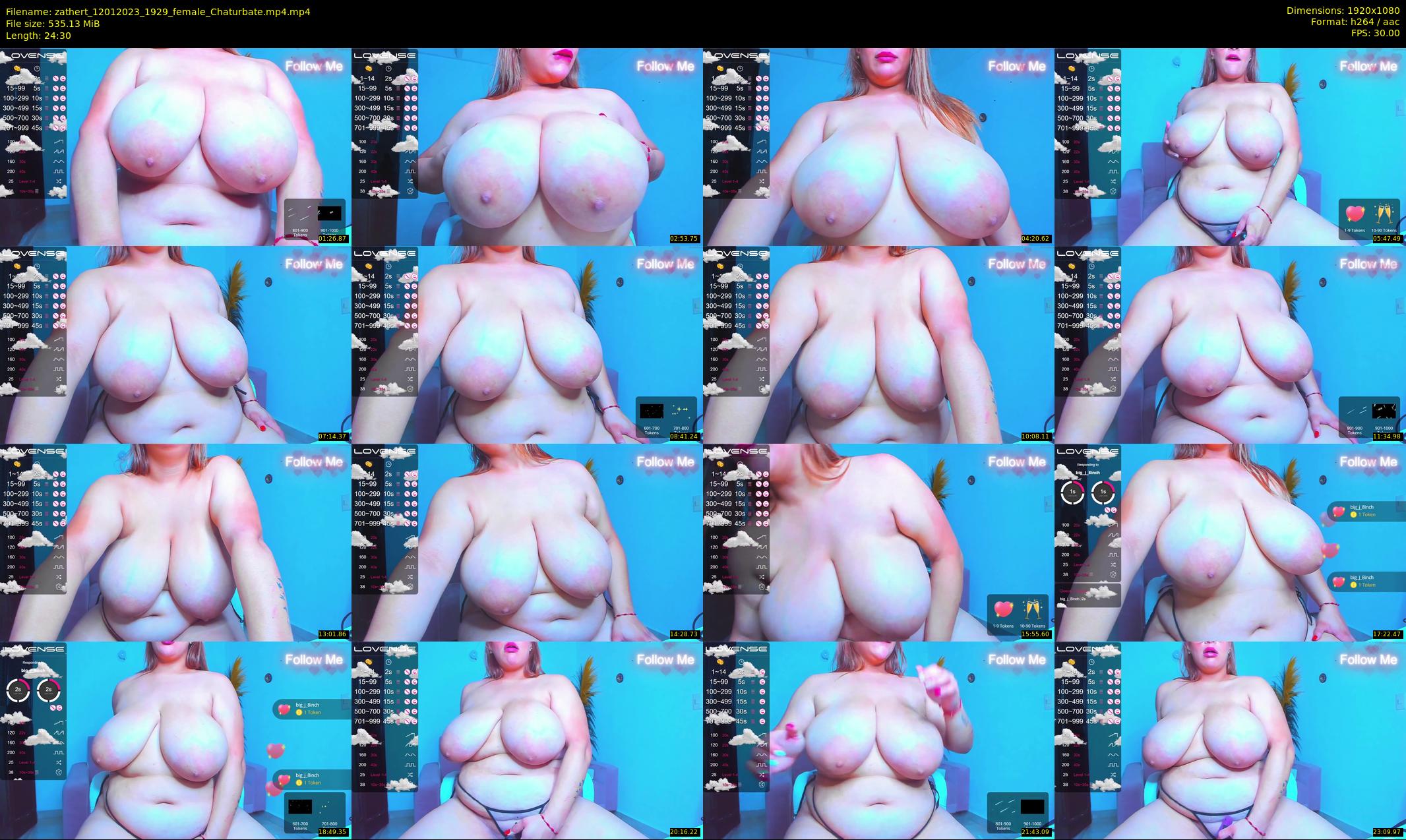 zathert — 25 minute Chaturbate female cam show recording, 1080p, Jan 12, 2023