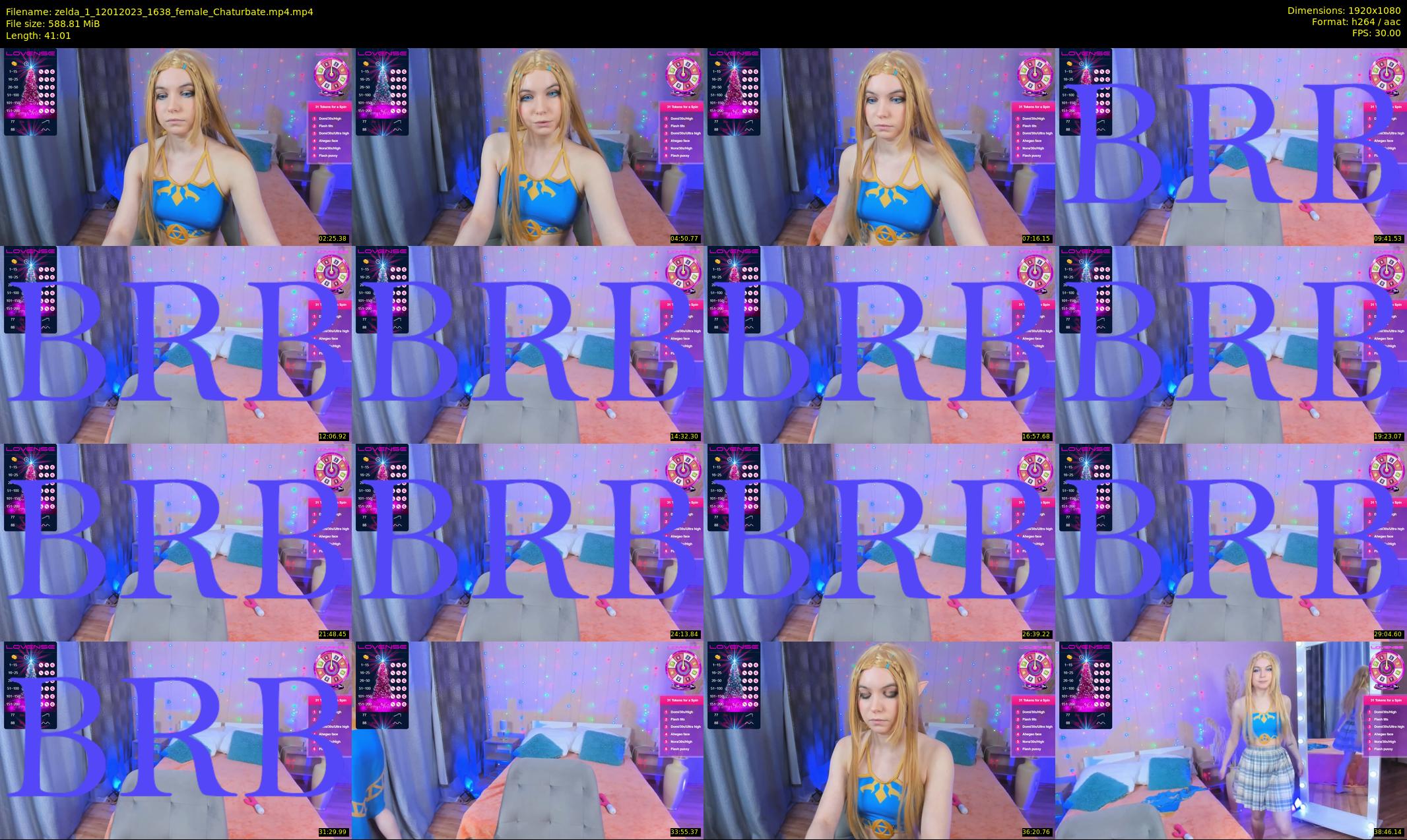 zelda_1 — 42 minute Chaturbate female cam show recording, 1080p, Jan 12, 2023