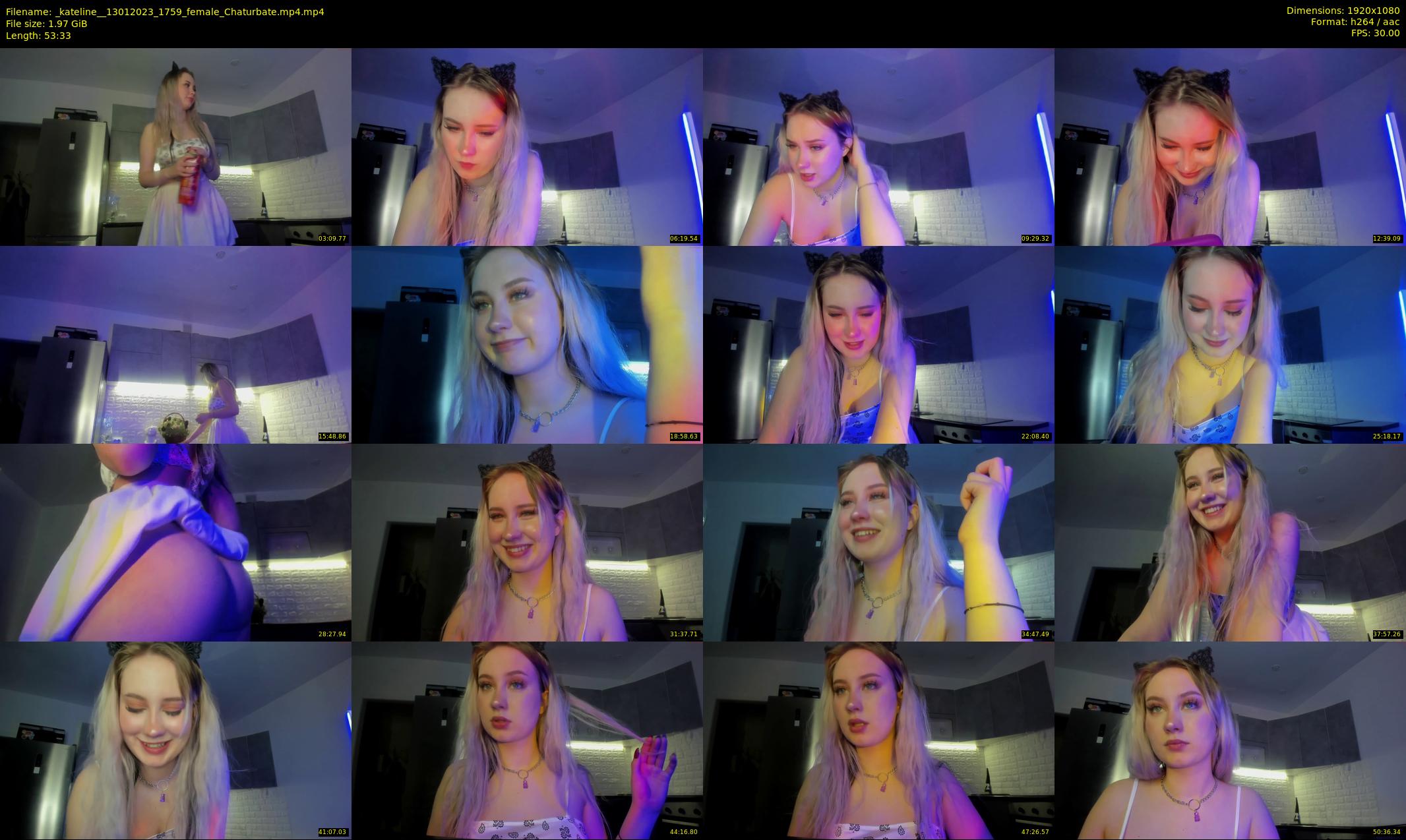 _kateline_ — 54 minute Chaturbate female cam show recording, 1080p, Jan 13, 2023