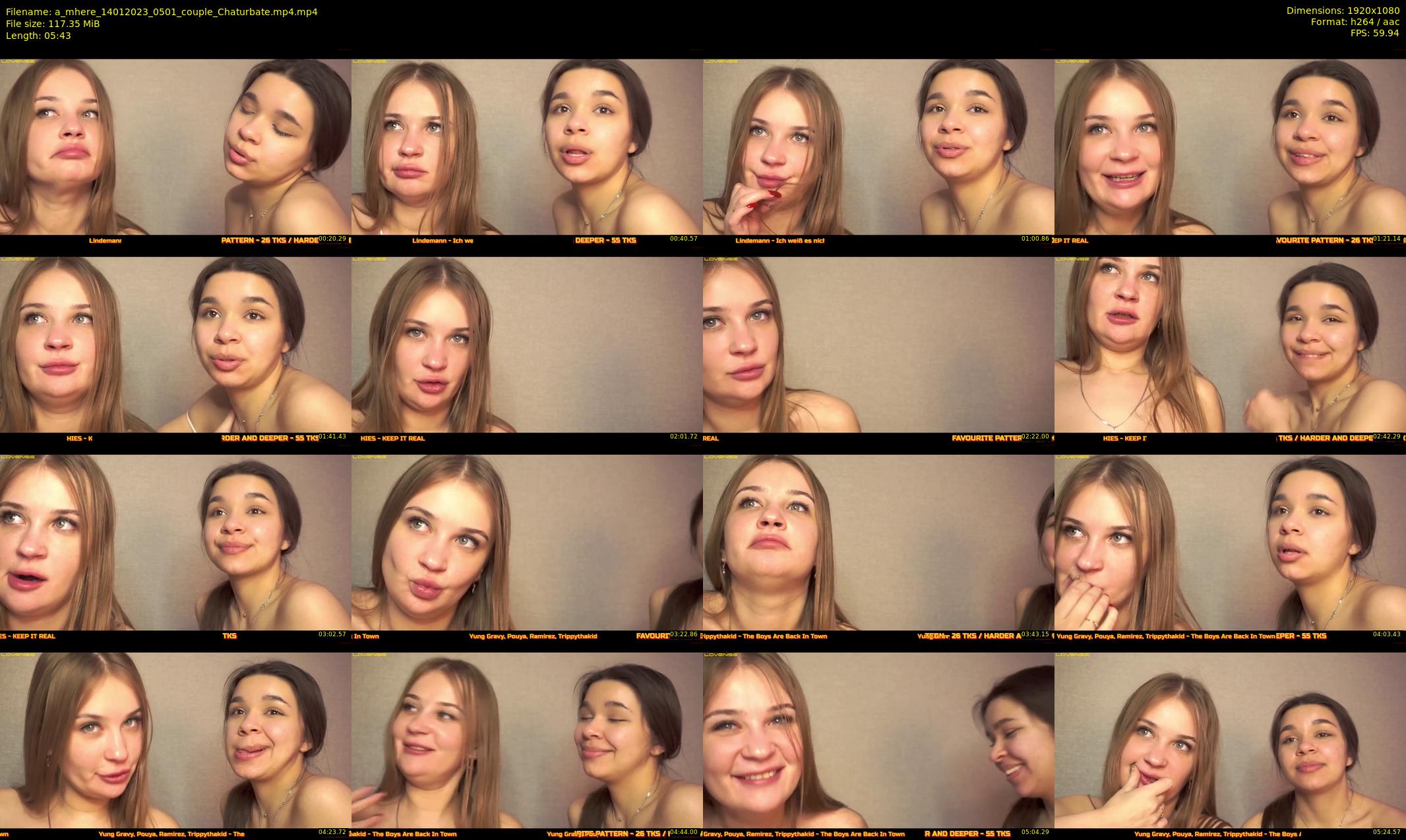 a_mhere — 6 minute Chaturbate couple cam show recording, 1080p, Jan 14, 2023