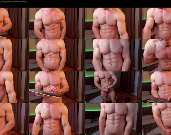 adam_muscle_ — 54 minute Chaturbate male cam show recording, 1080p, Jan 13, 2023