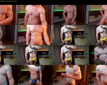 adam_muscle_ — 88 minute Chaturbate male cam show recording, 1080p, Jan 14, 2023