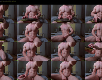 adam_muscle_ — 19 minute Chaturbate male cam show recording, 1080p, Jan 14, 2023