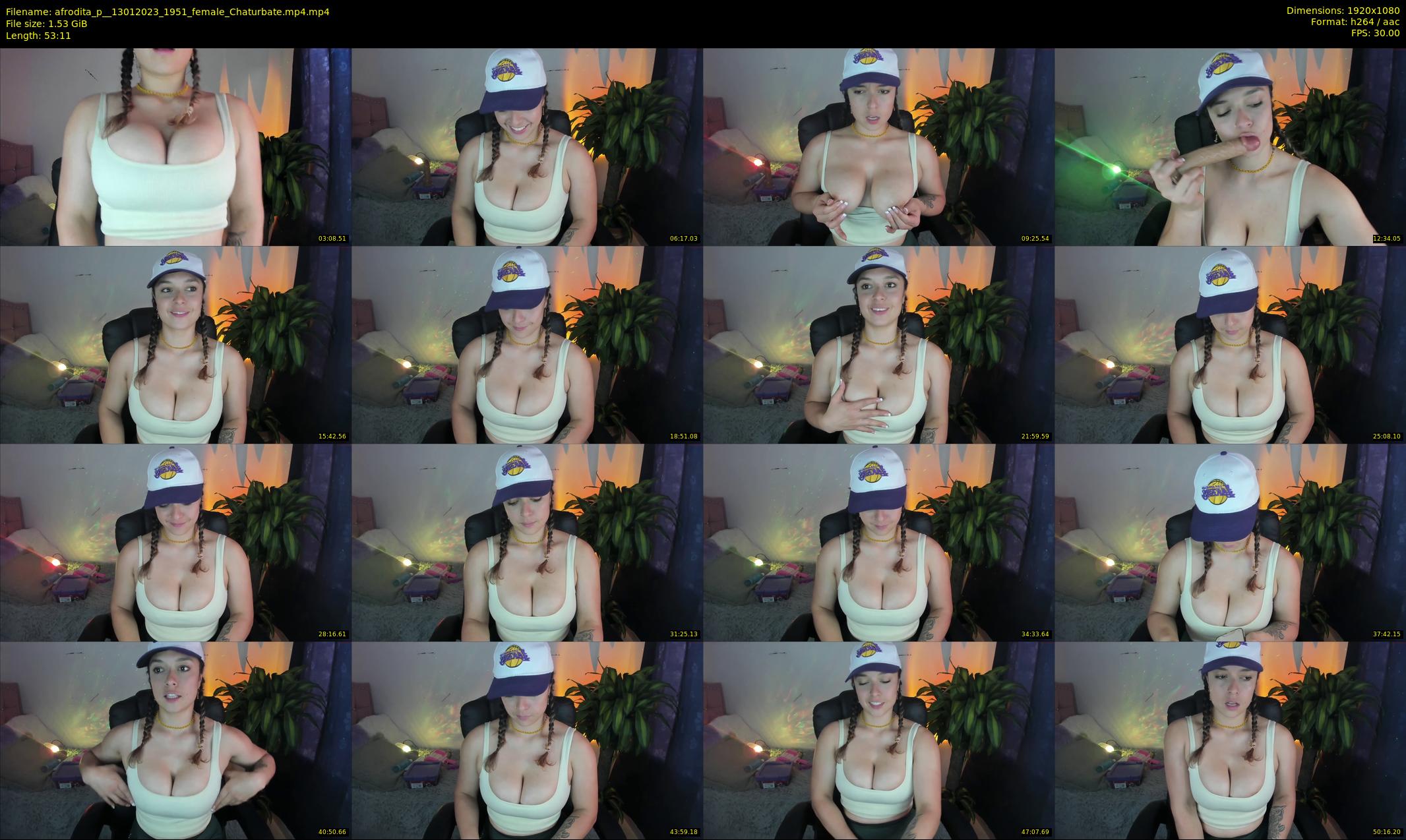 afrodita_p_ — 54 minute Chaturbate female cam show recording, 1080p, Jan 13, 2023